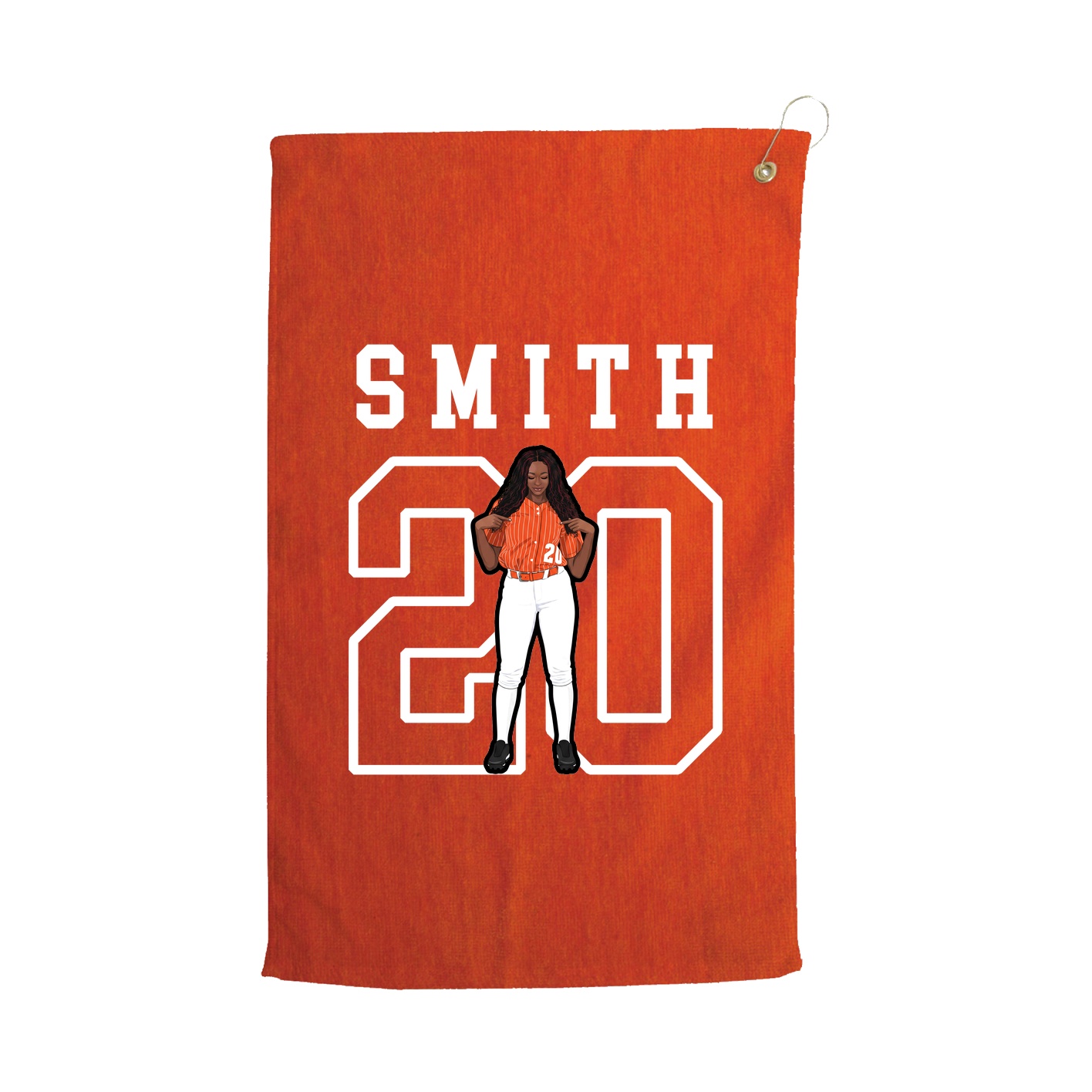 Golf Towel — Shirsey in Orange