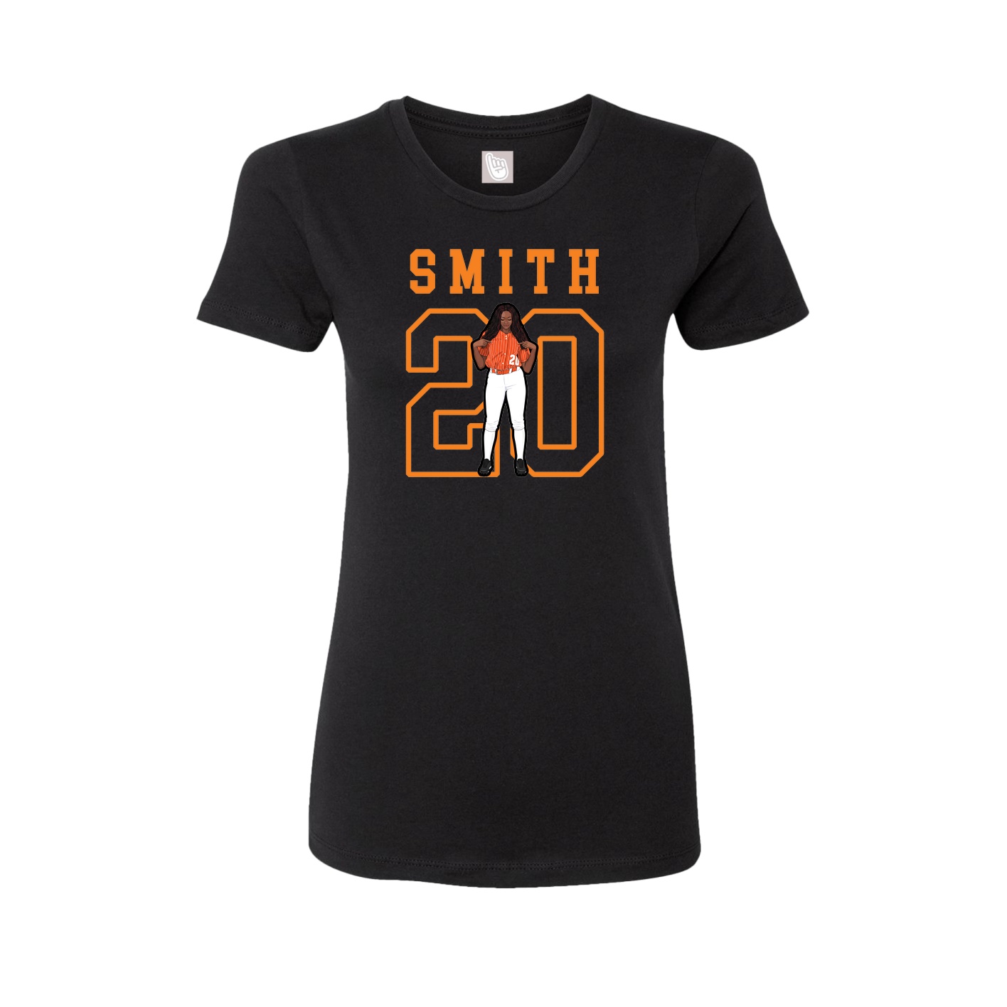 Fitted Women's Tee — Shirsey in Black