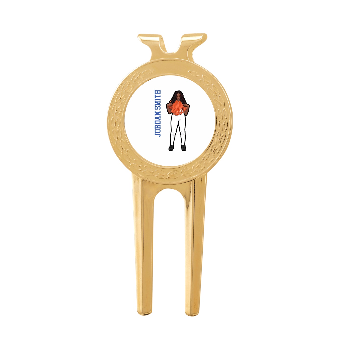 Divot Tool with Ball Marker — Name Vertical in Classic