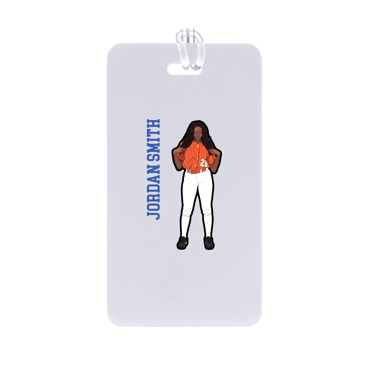 Bag Tag — Name Vertical in Classic