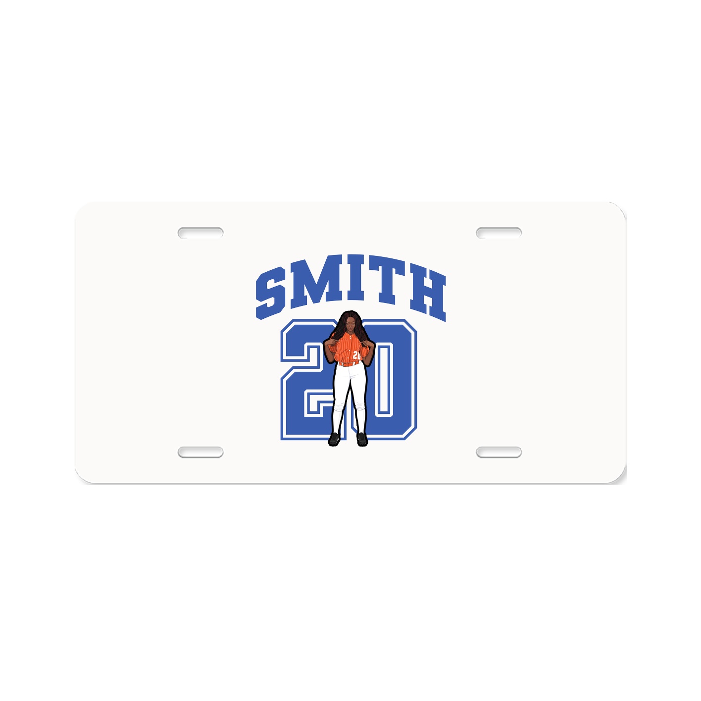 License Plate — Number in Classic
