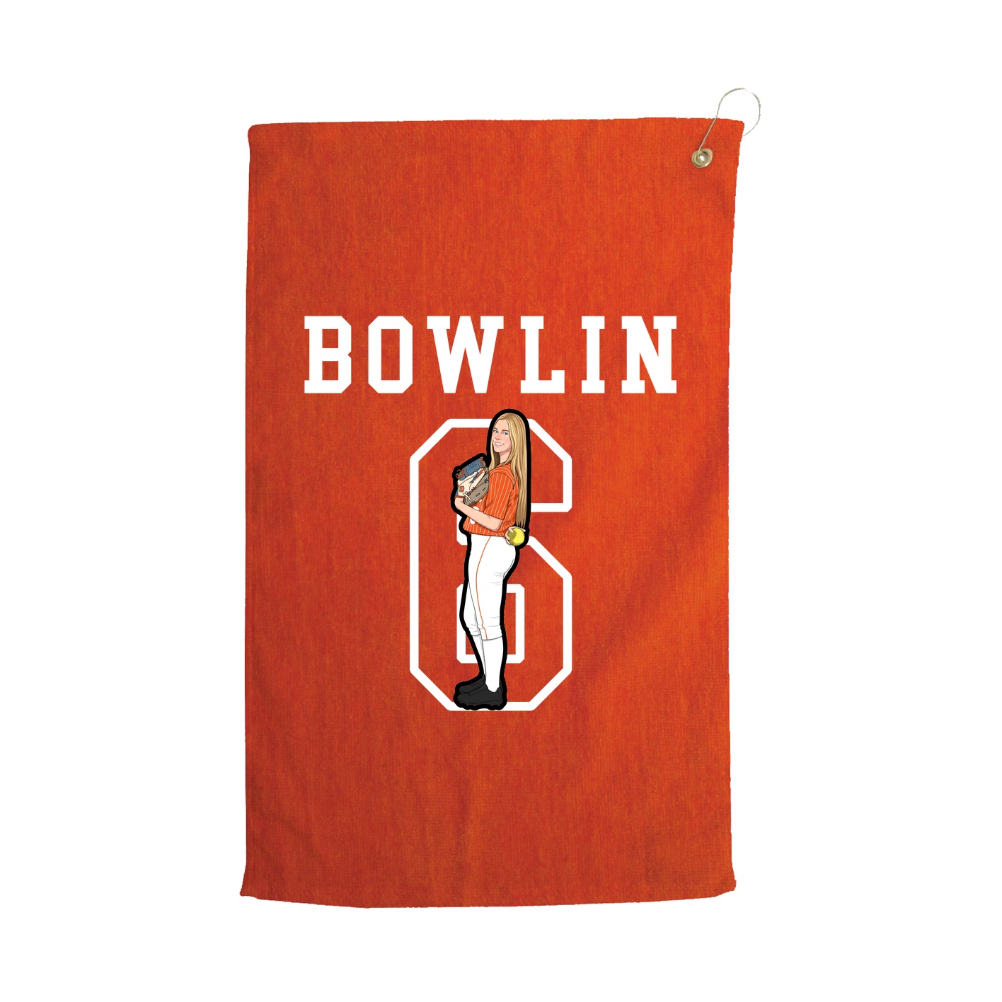 Golf Towel — Shirsey in Orange