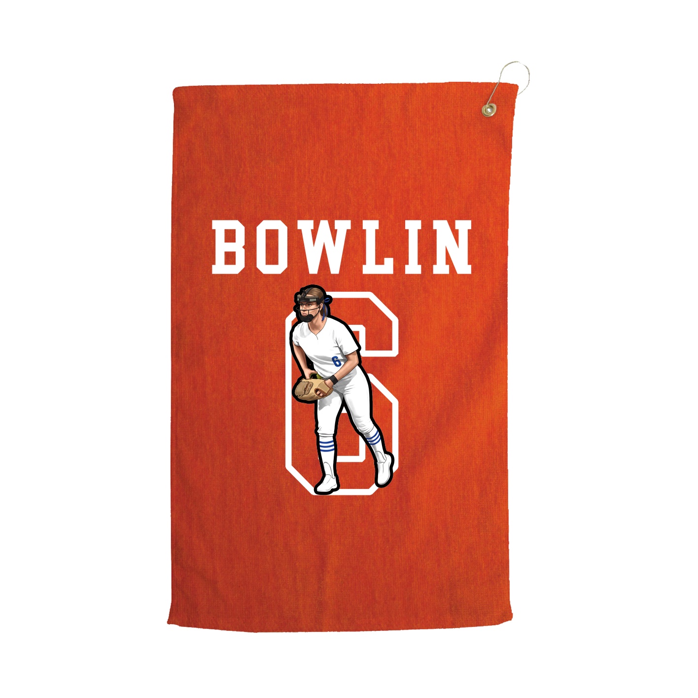 Golf Towel — Shirsey in Orange