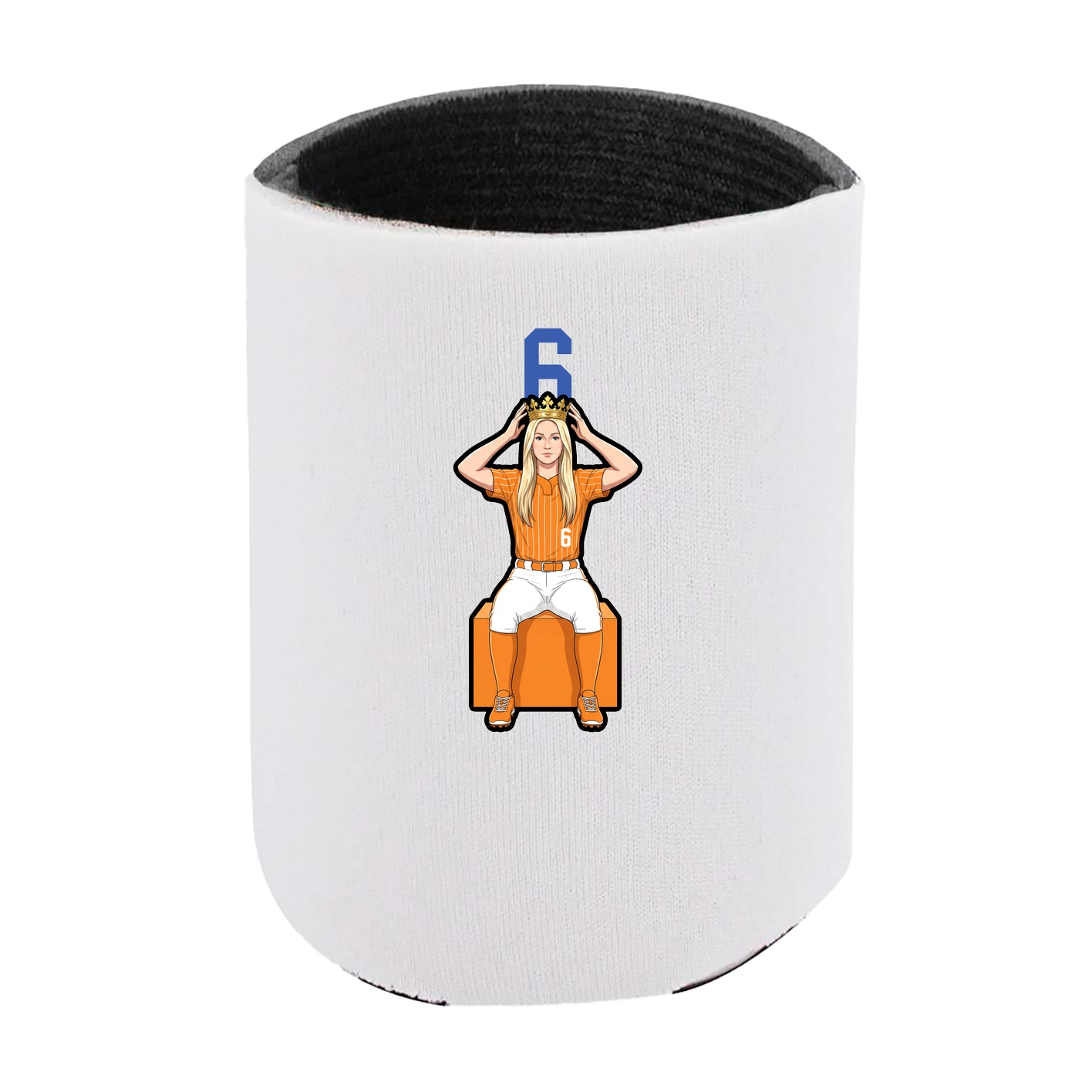 Can Holder — Number Top in White