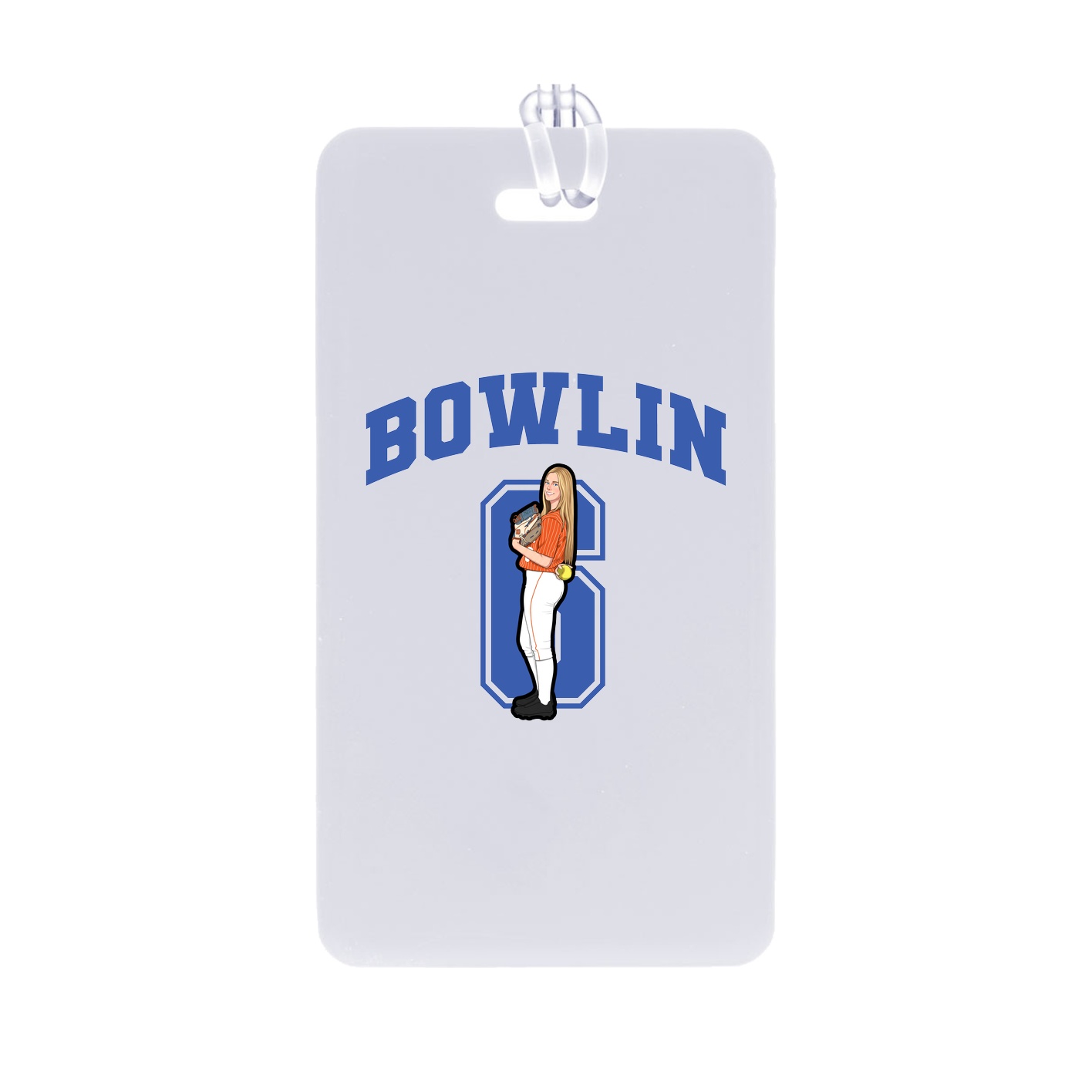 Bag Tag — Number in Classic