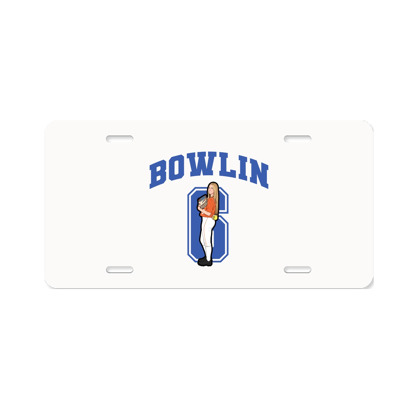 License Plate — Number in Classic