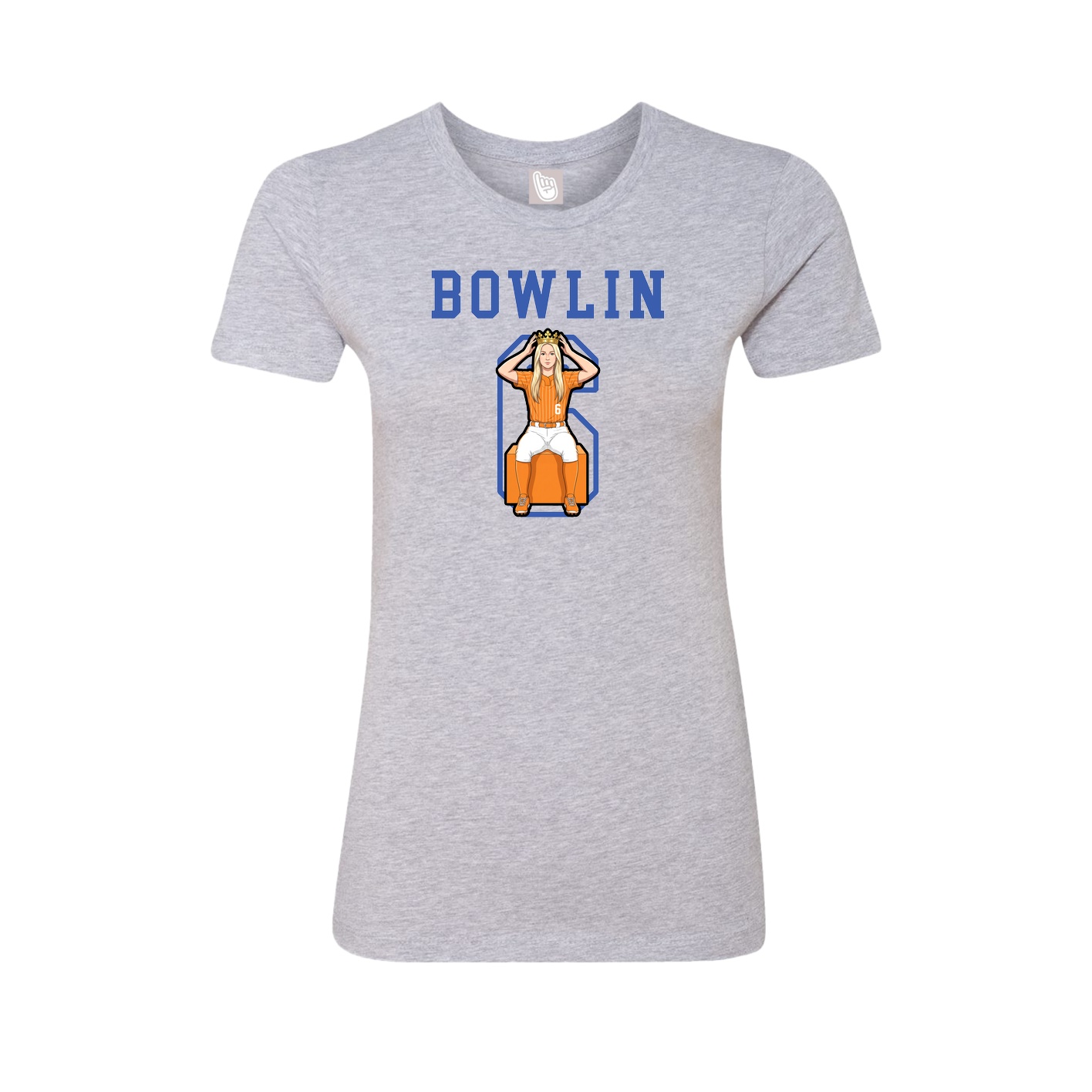 Fitted Women's Tee — Shirsey in Grey