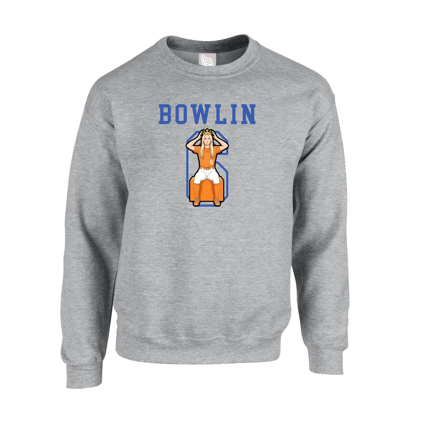 Fleece Crew — Shirsey in Grey