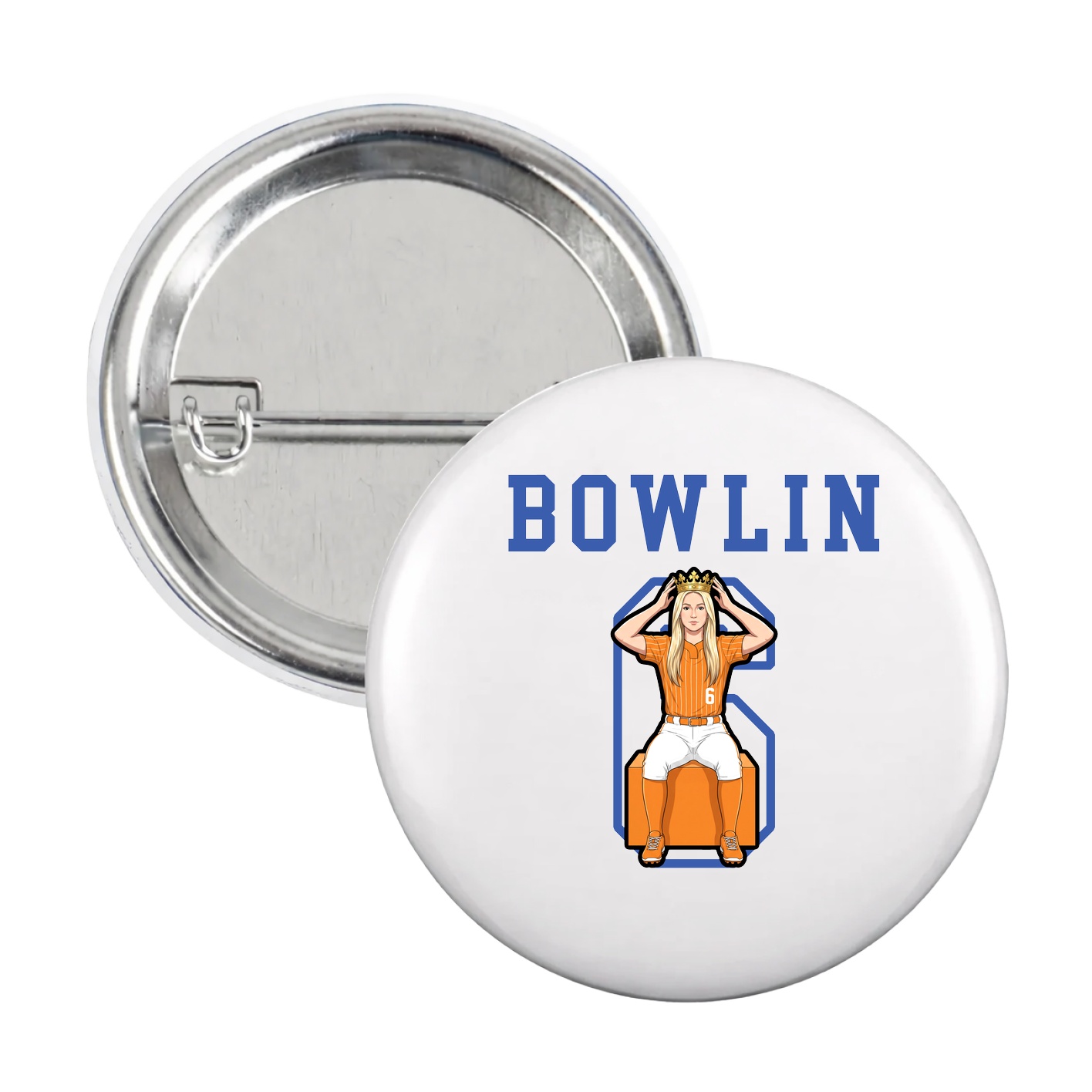 Game Day Button — Shirsey in White