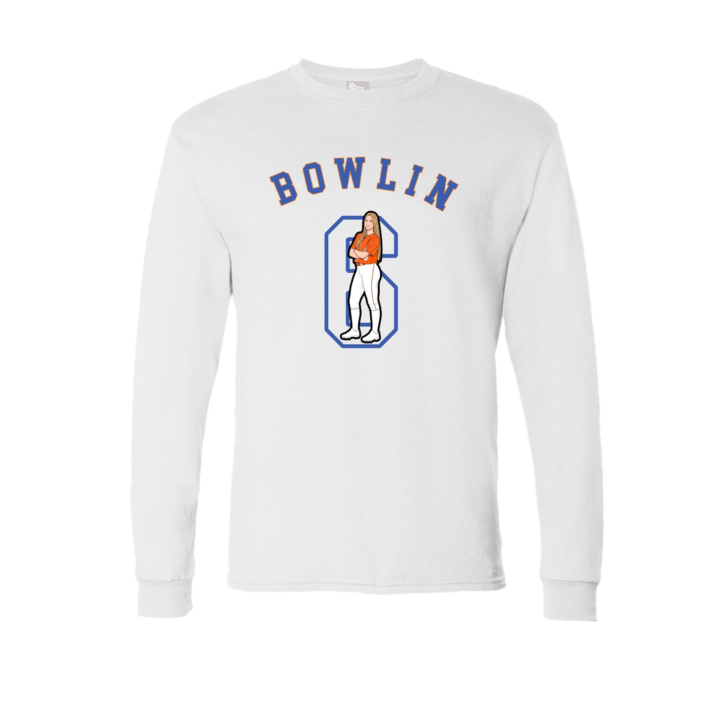 Long Sleeve Tee — Shirsey Arch in White