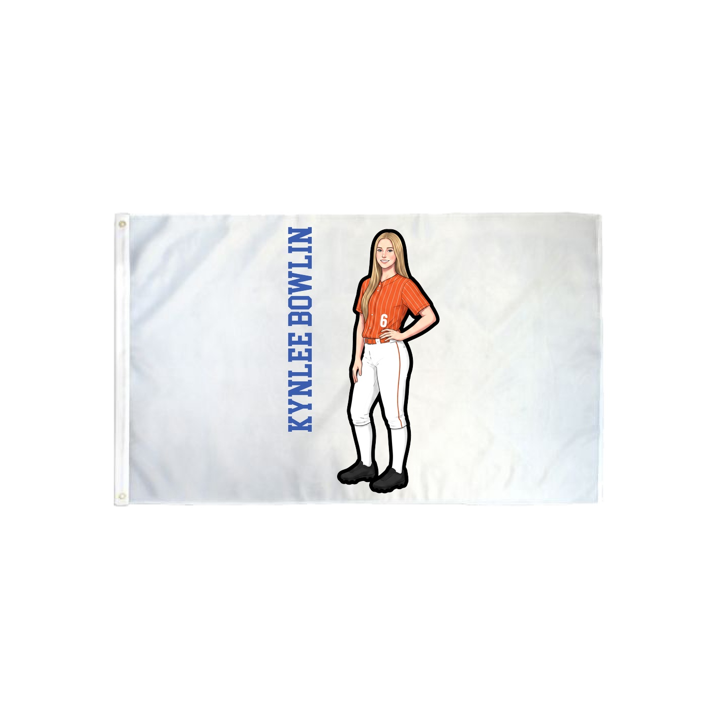 3x5 Flag — Name Vertical in Classic