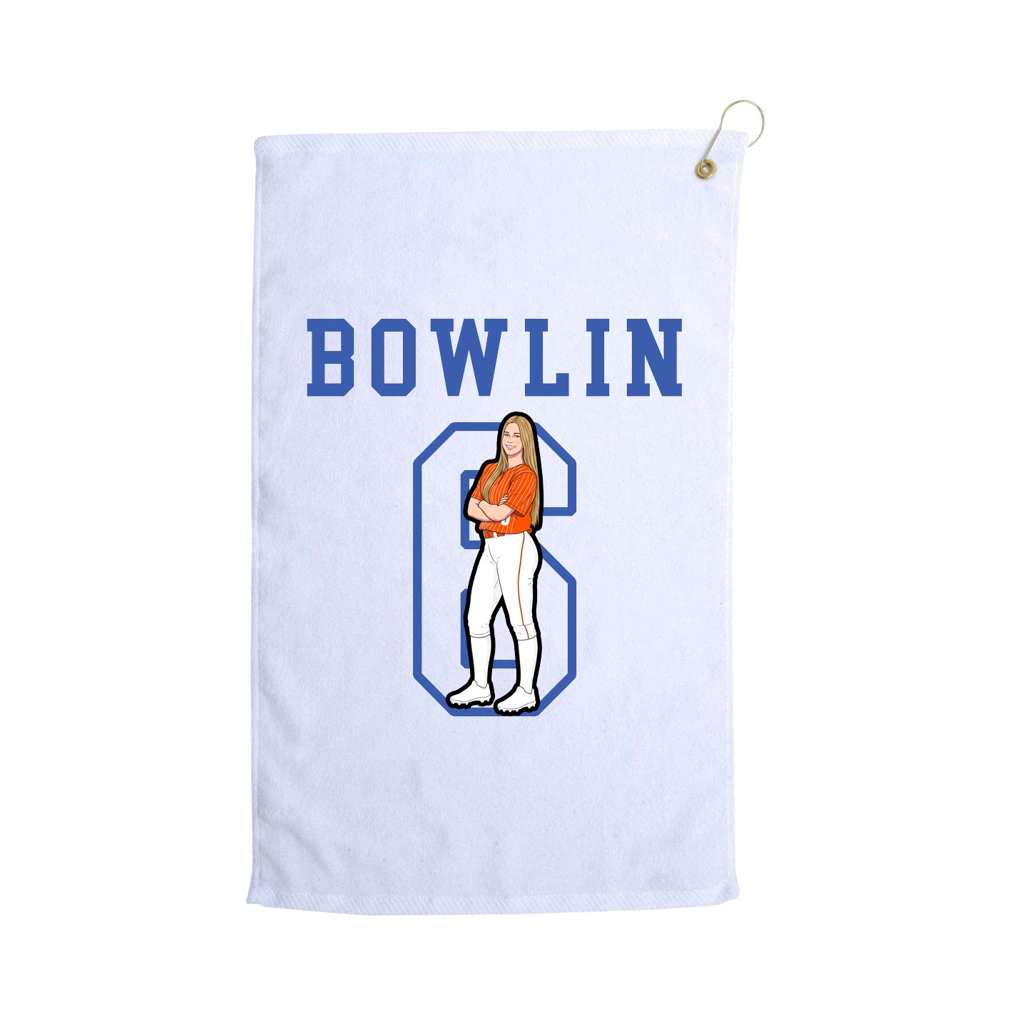 Golf Towel — Shirsey in White