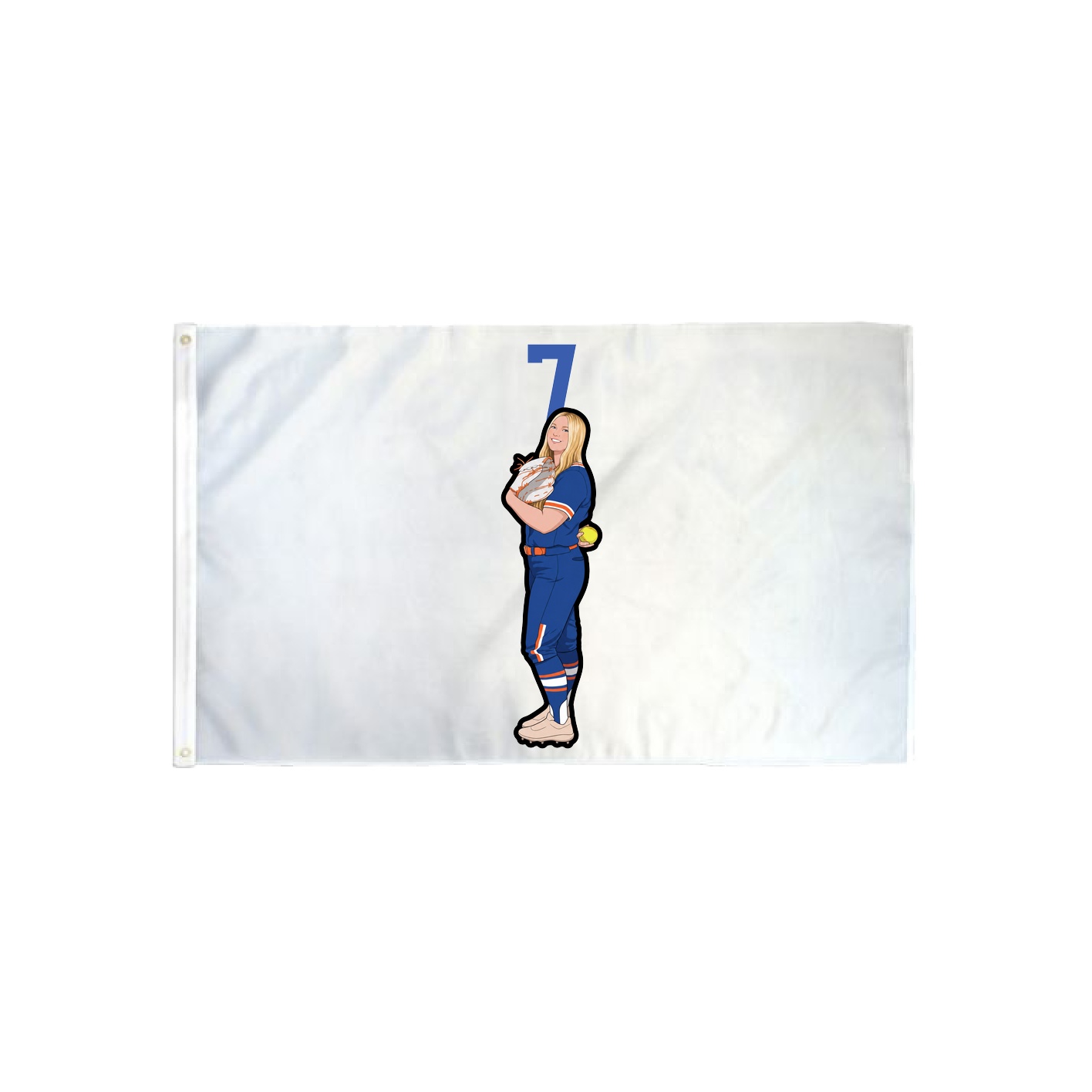 3x5 Flag — Number Top in Classic