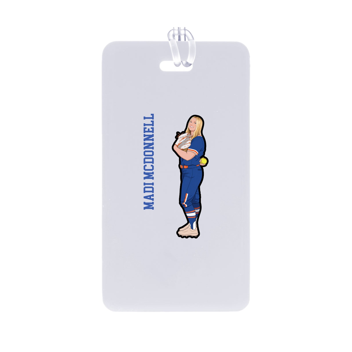Bag Tag — Name Vertical in Classic