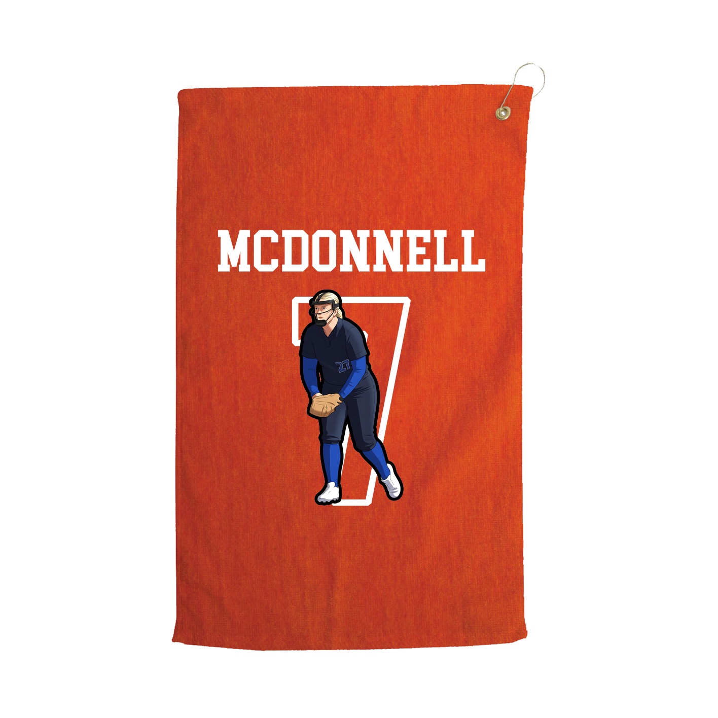 Golf Towel — Shirsey in Orange