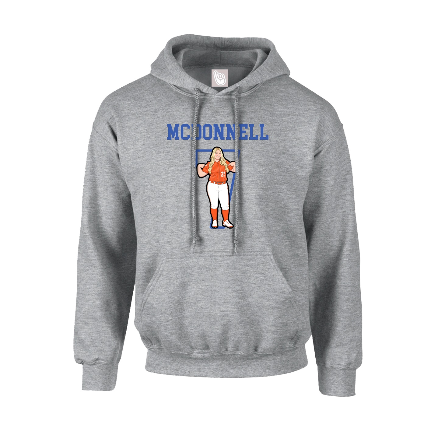 Hoodie — Shirsey in Grey