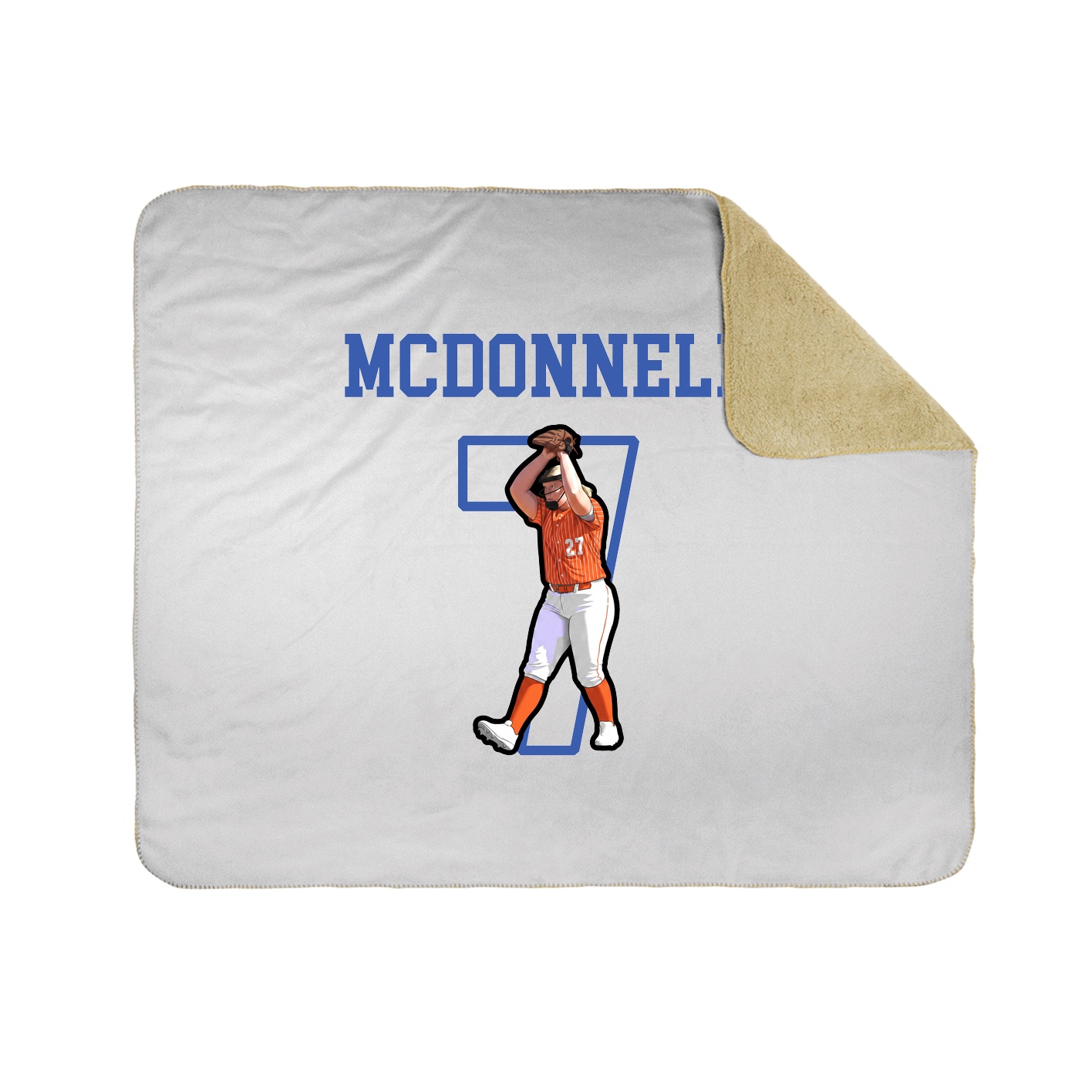 Throw Blanket — Shirsey in White