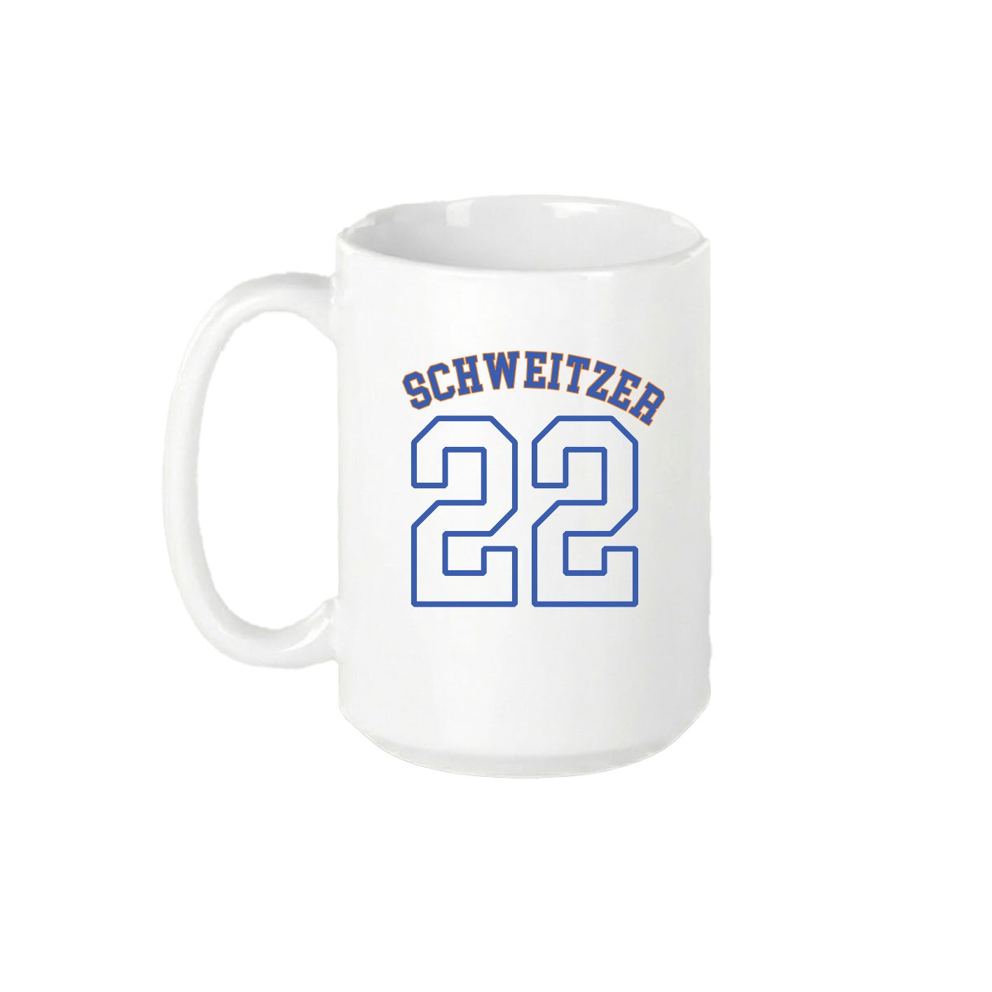 15oz Coffee Mug — Shirsey Arch in White