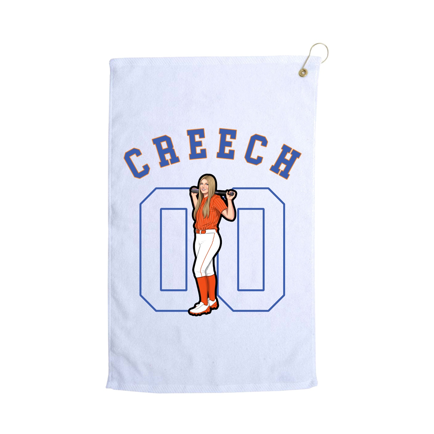 Golf Towel — Shirsey Arch in White