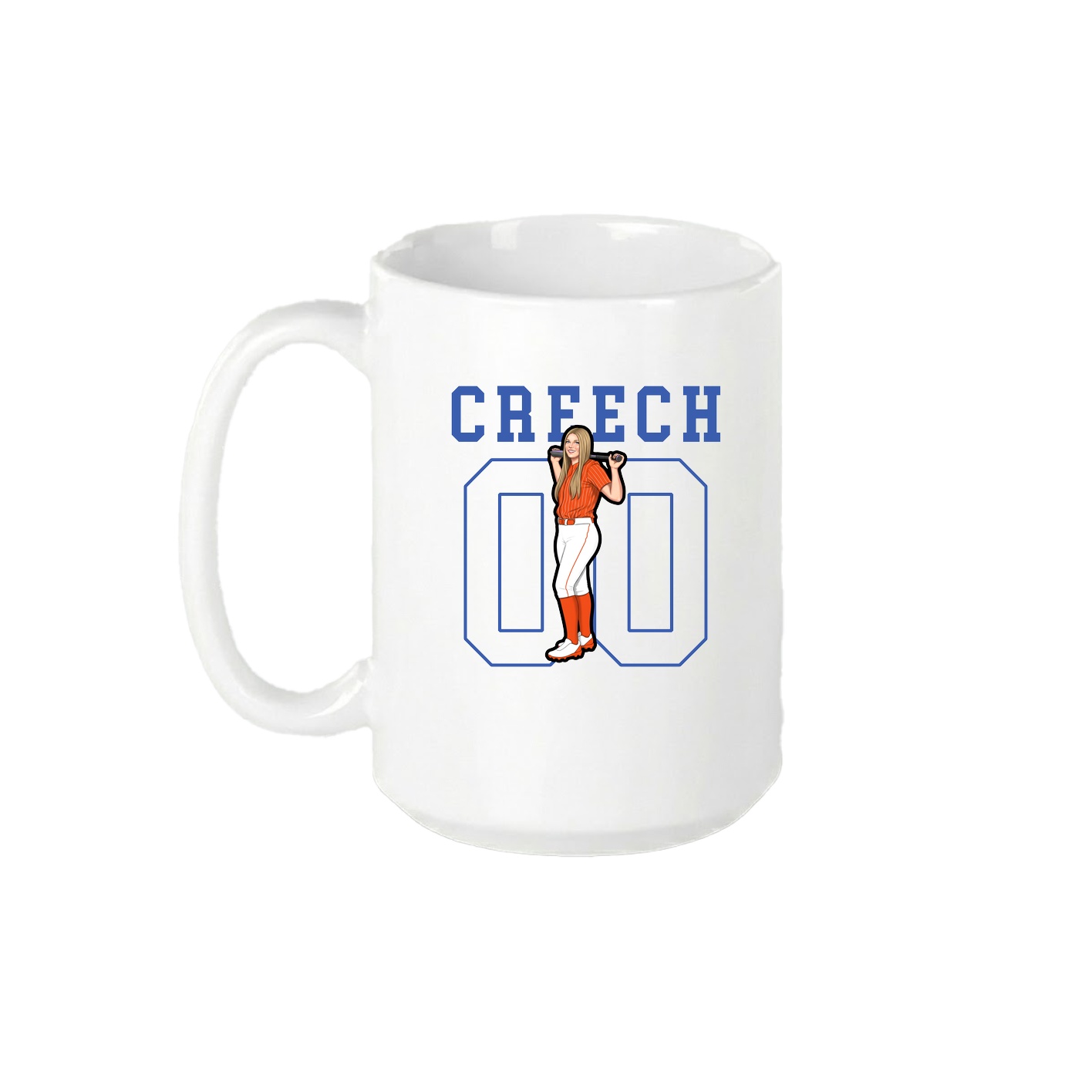 15oz Coffee Mug — Shirsey in White