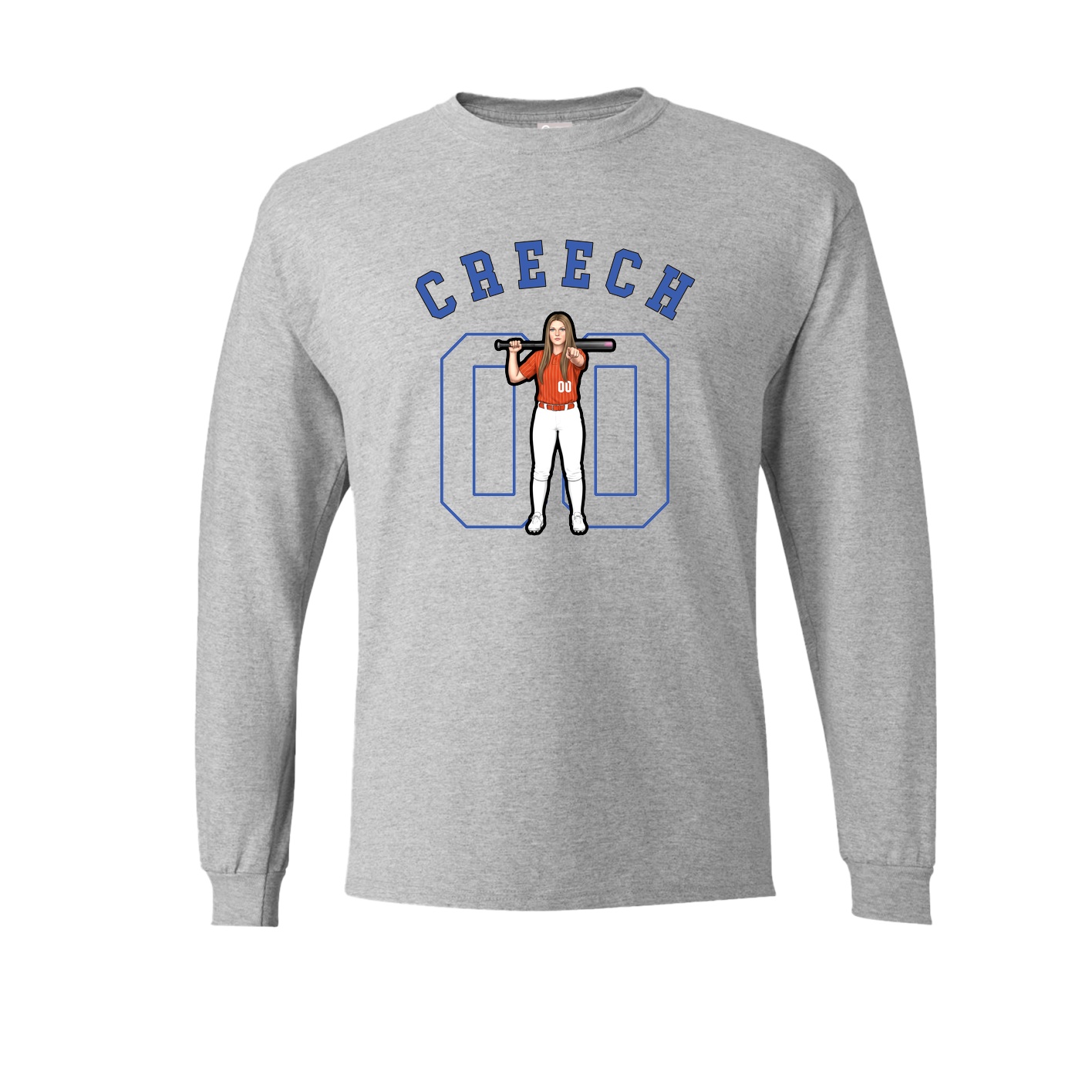 Long Sleeve Tee — Shirsey Arch in Grey