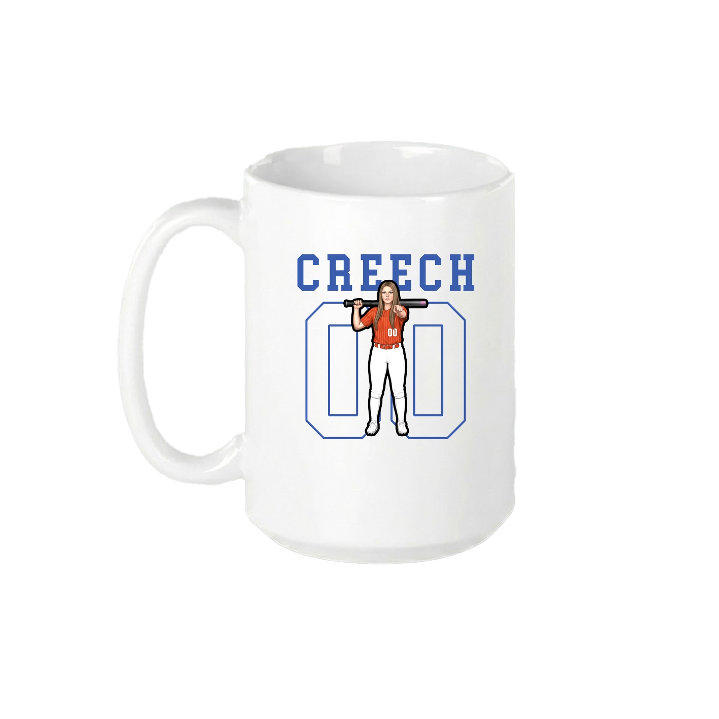 15oz Coffee Mug — Shirsey in White