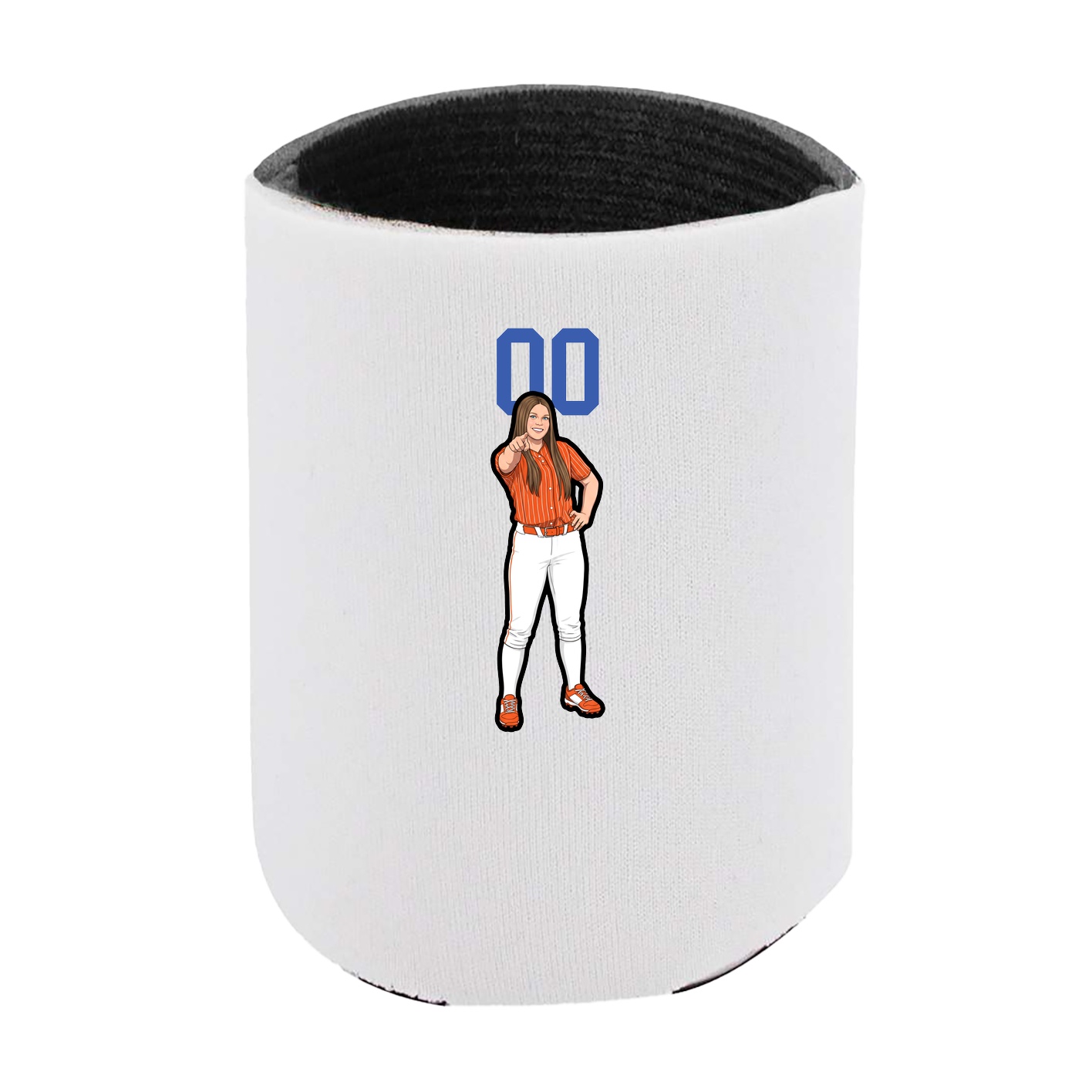 Can Holder — Number Top in White