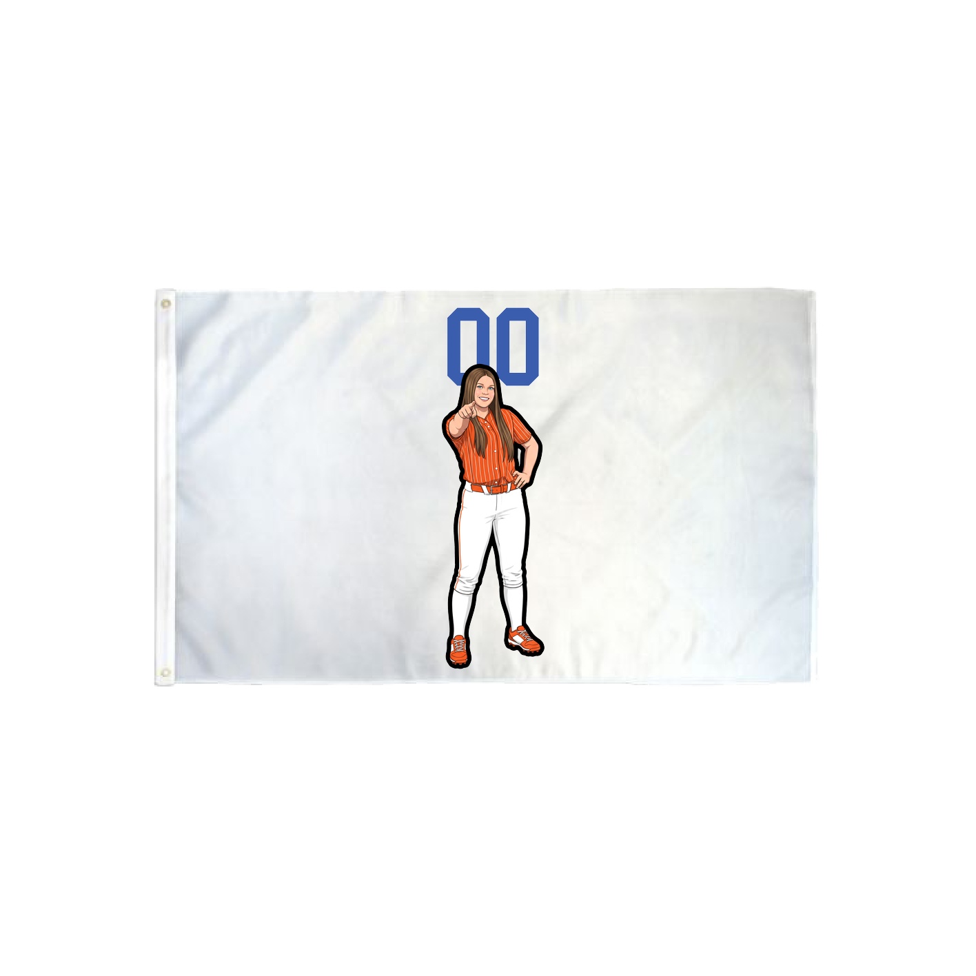 3x5 Flag — Number Top in Classic