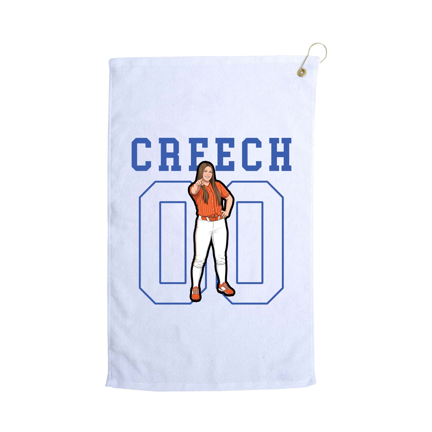 Golf Towel — Shirsey in White