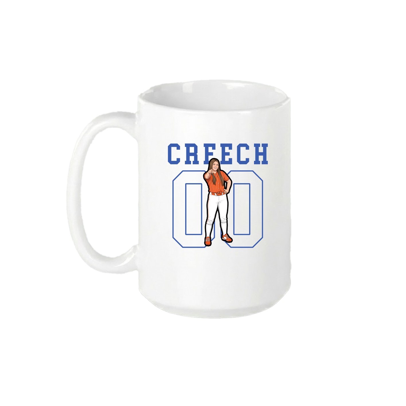 15oz Coffee Mug — Shirsey in White
