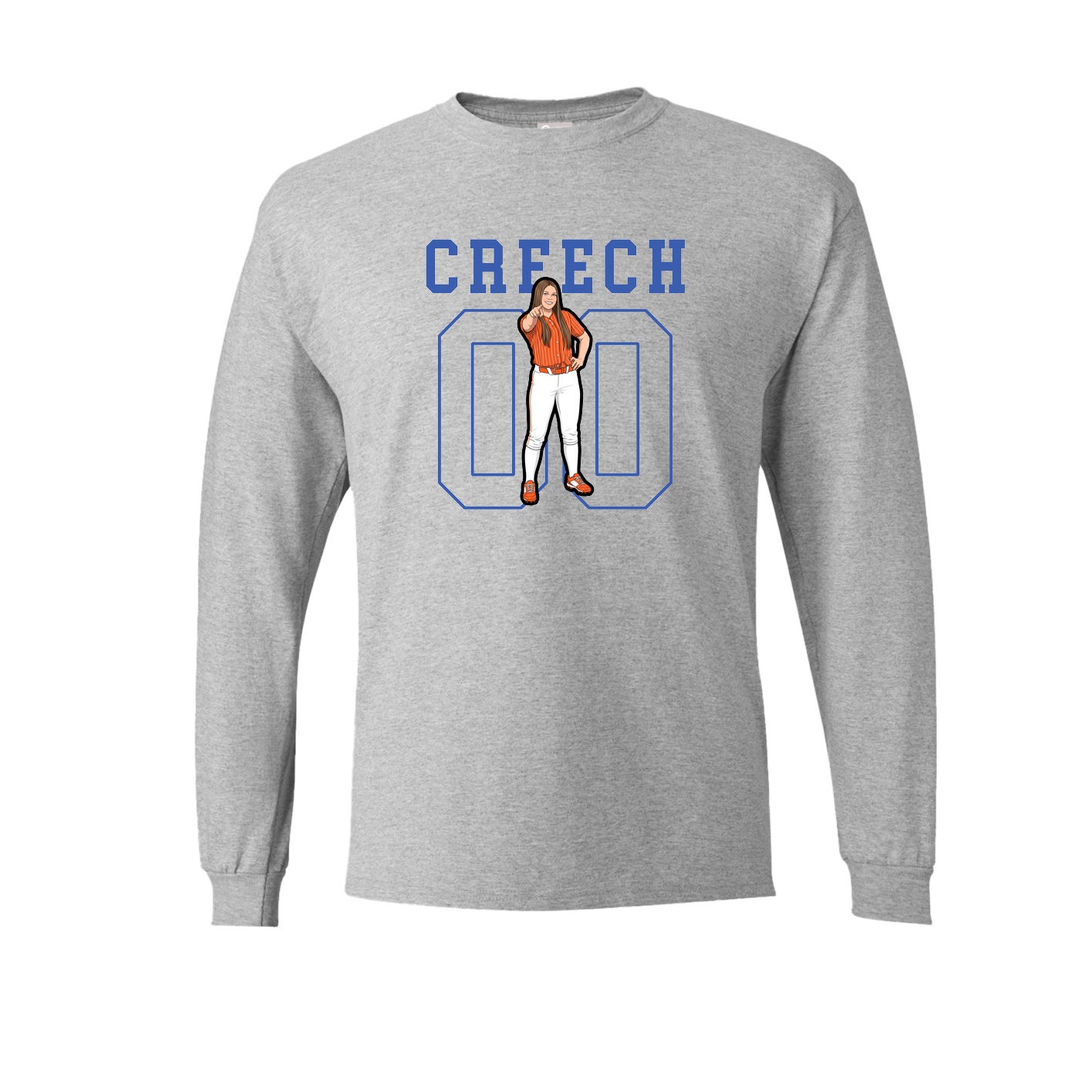 Long Sleeve Tee — Shirsey in Grey