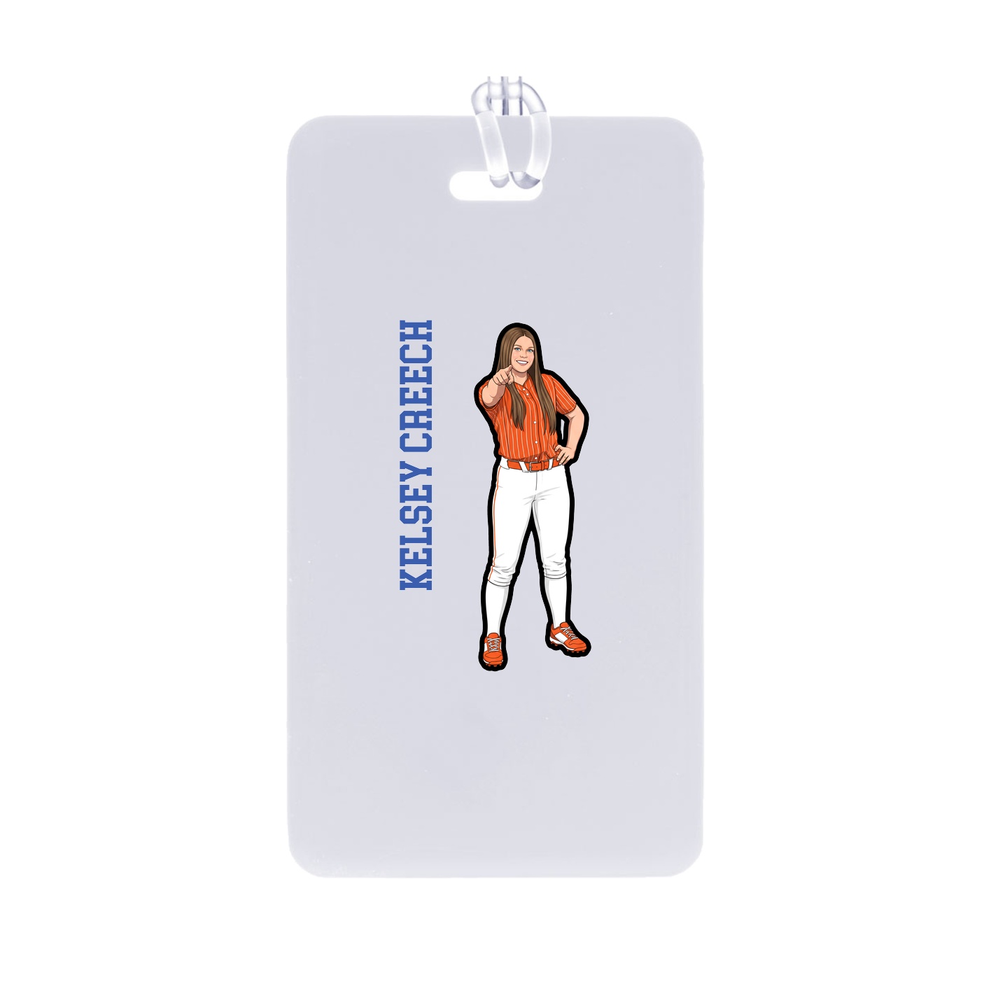 Bag Tag — Name Vertical in Classic