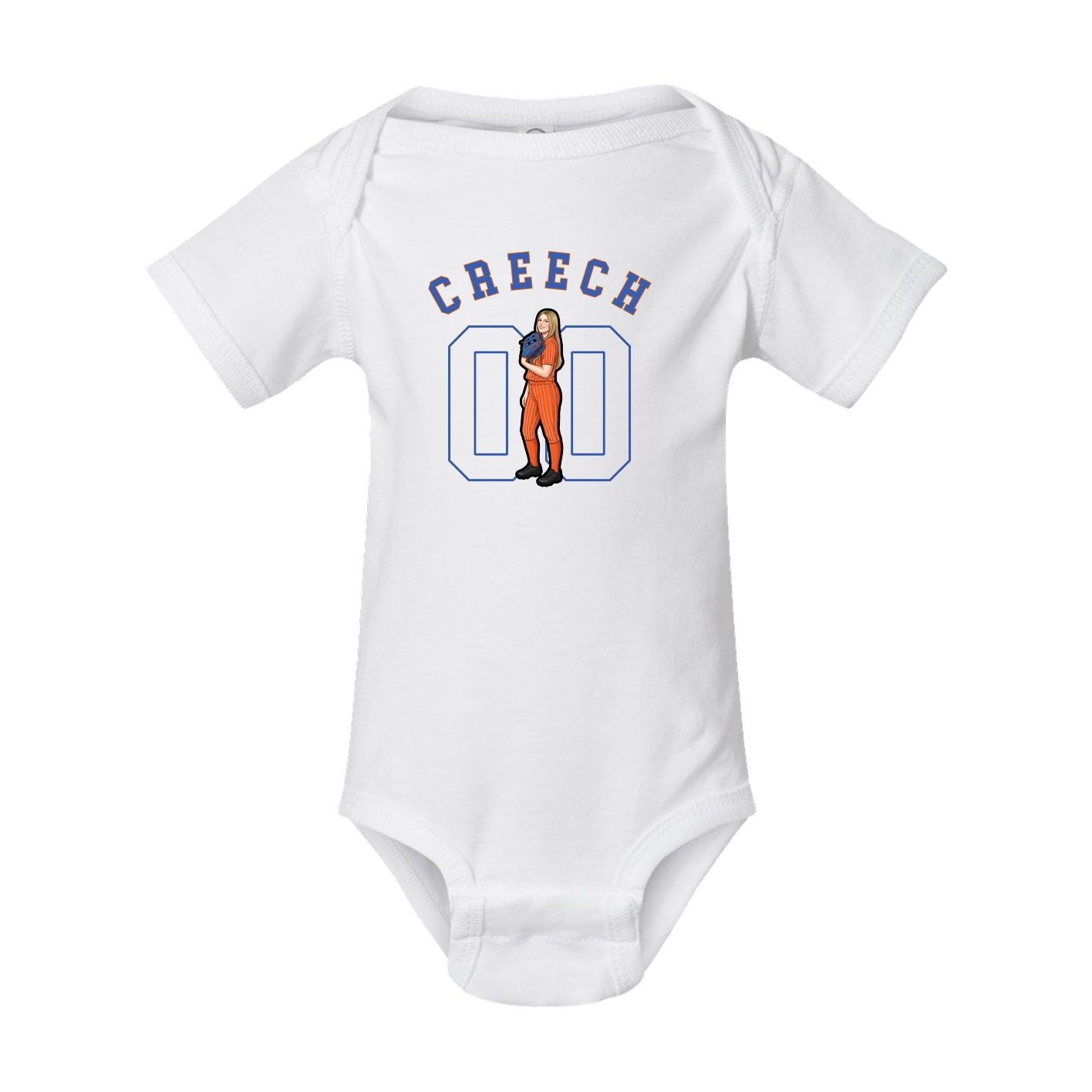 Baby Onesie — Shirsey Arch in White
