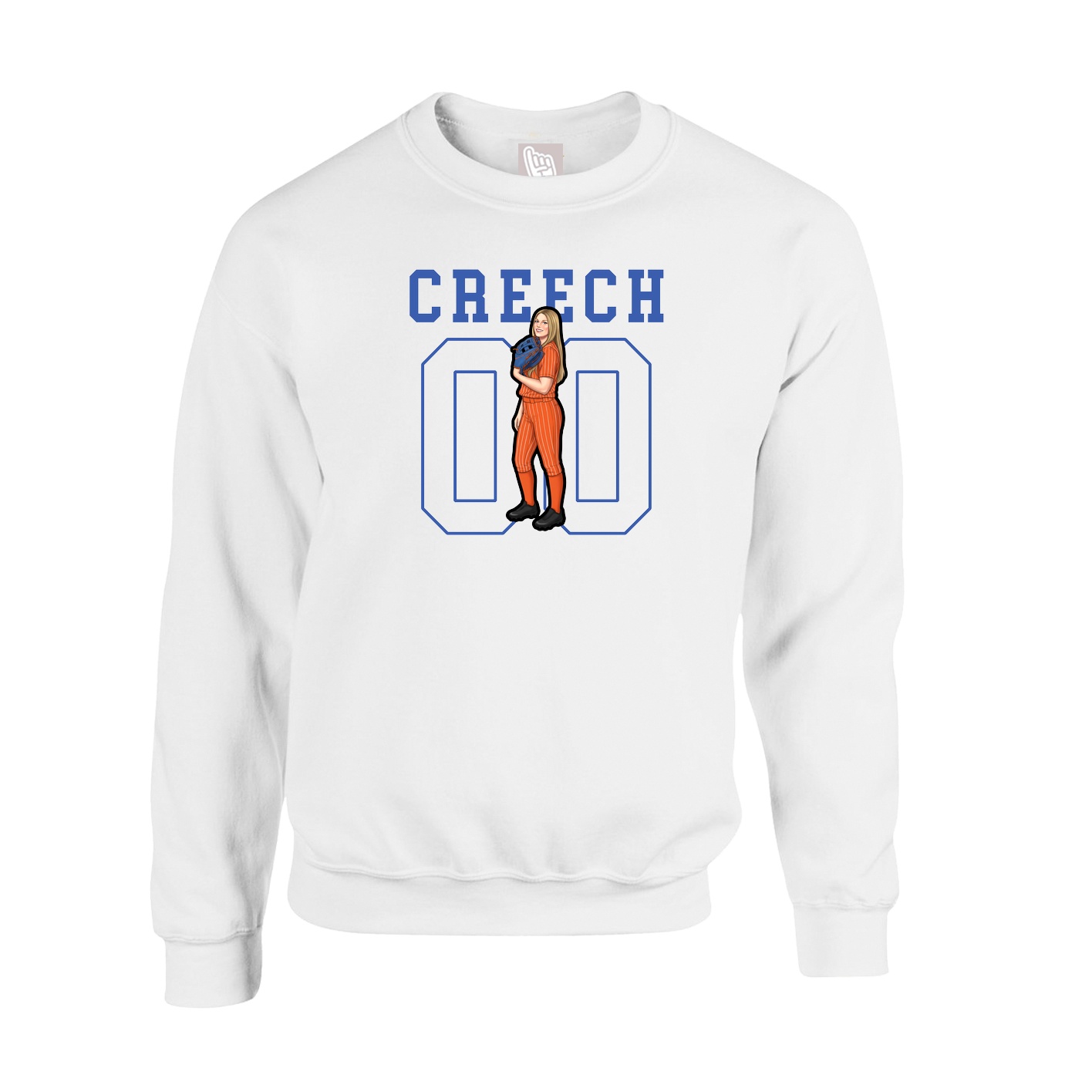 Fleece Crew — Shirsey in White