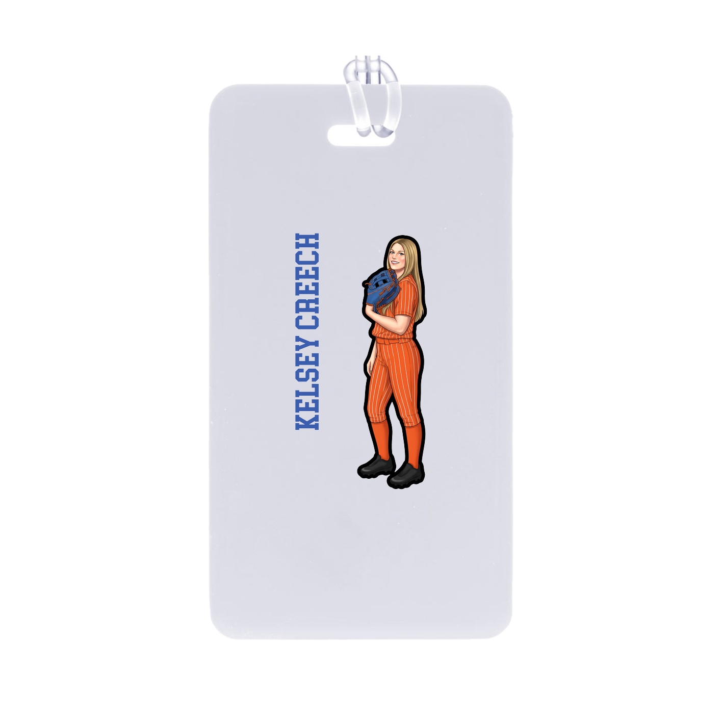 Bag Tag — Name Vertical in Classic