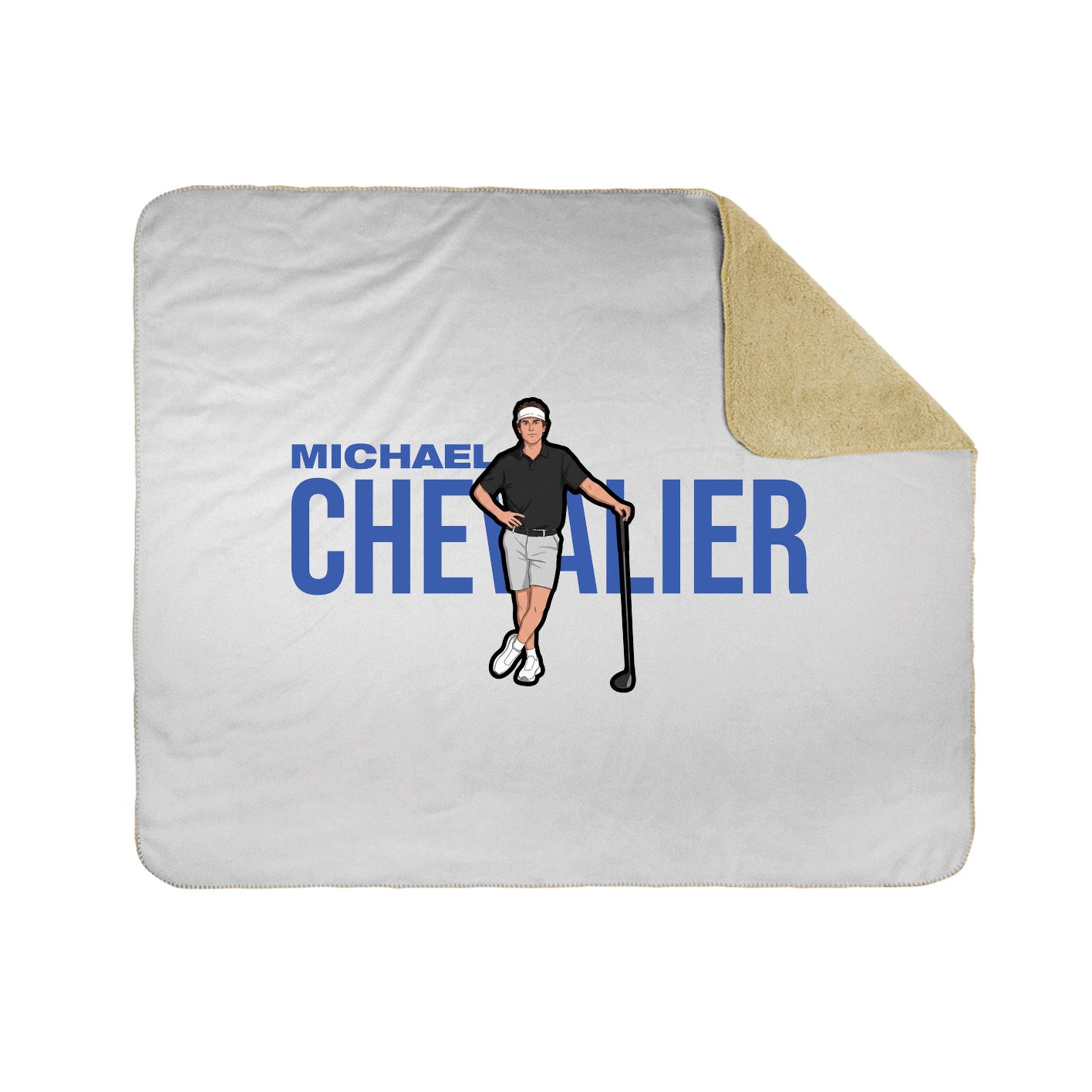 Throw Blanket — Player Name in White