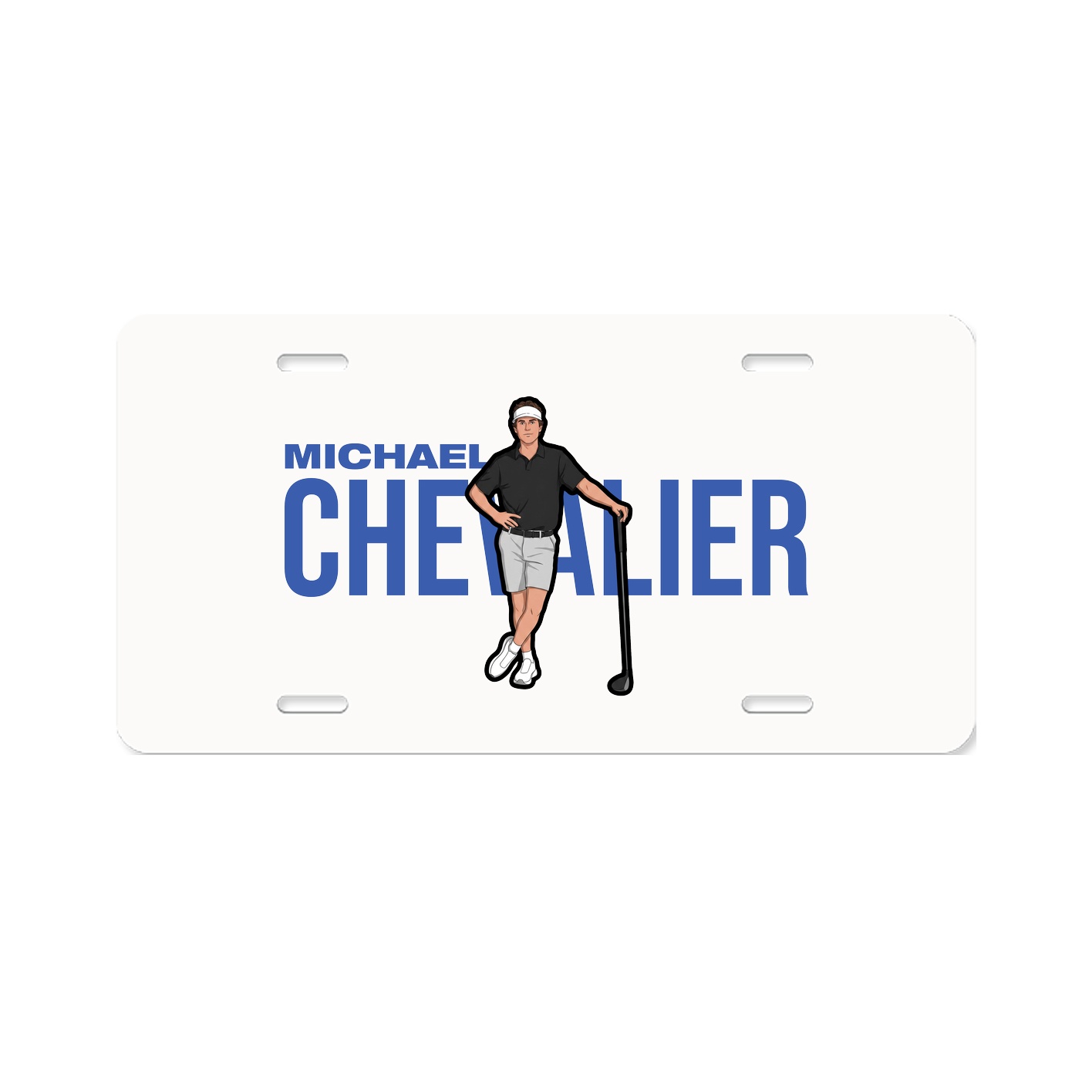 License Plate — Player Name in Classic