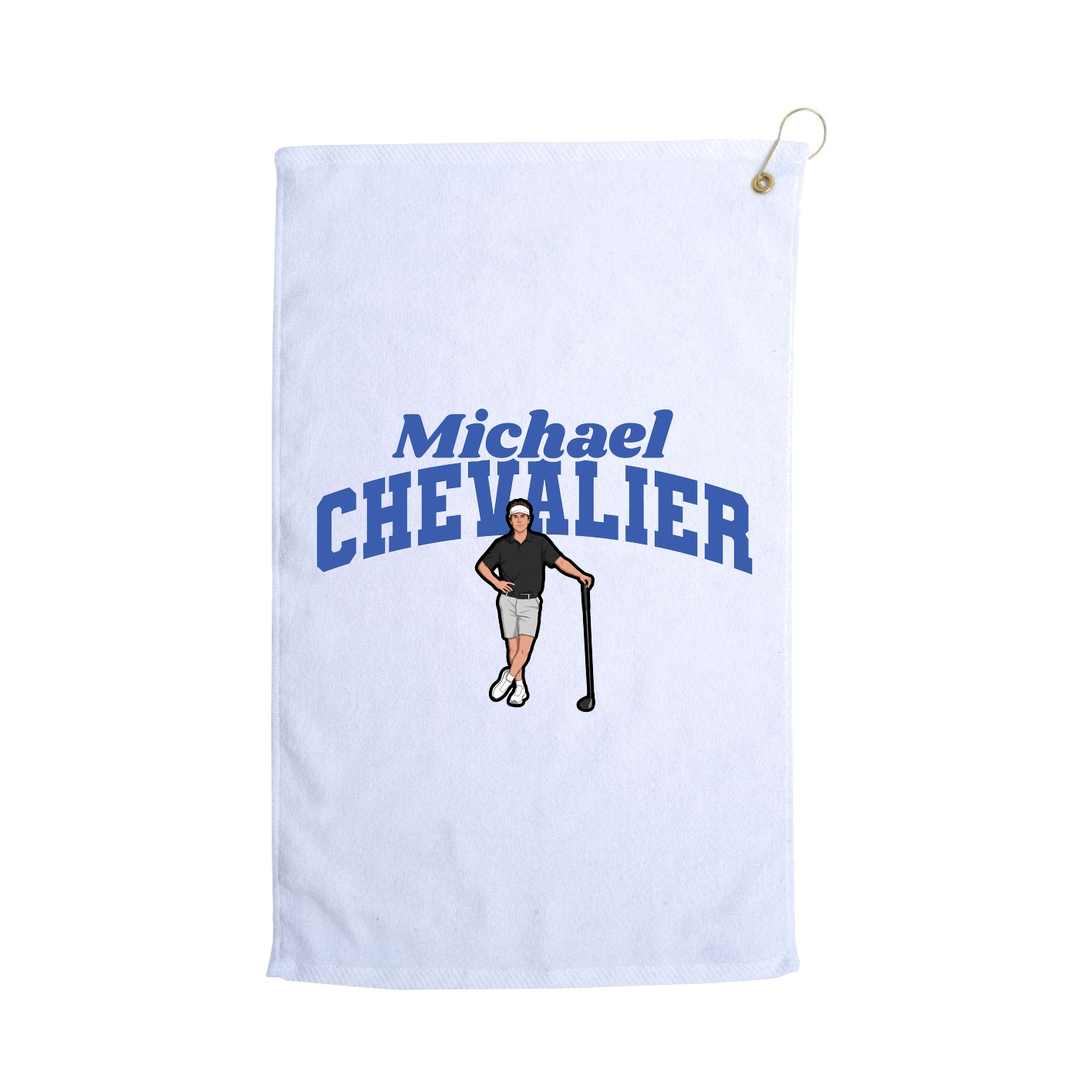 Golf Towel — Signature Arch in White