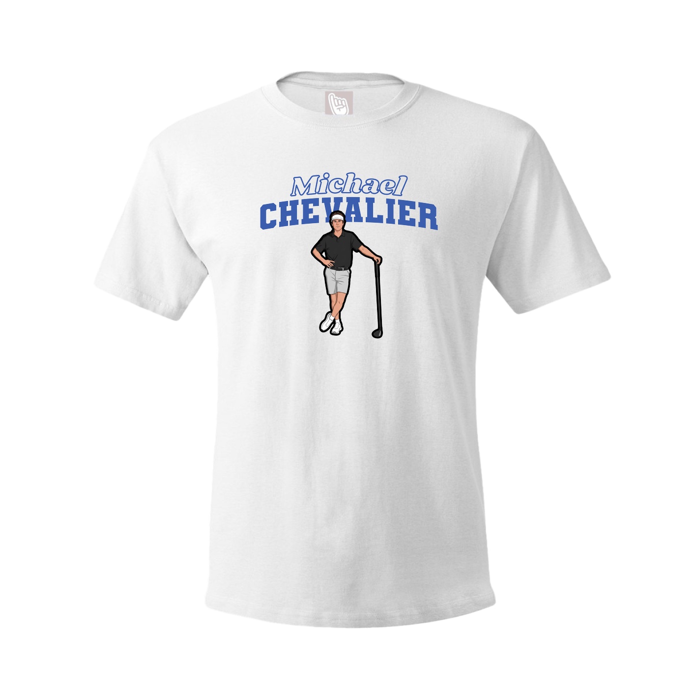 Youth Tee — Name Arch in White