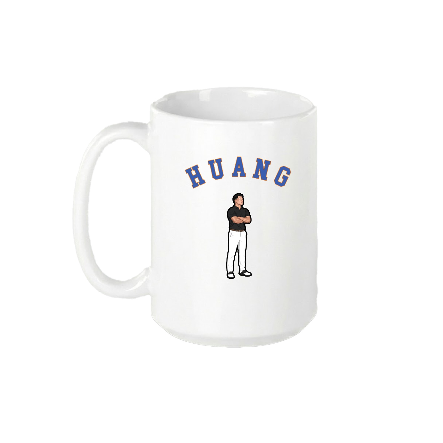 15oz Coffee Mug — Shirsey Arch in White
