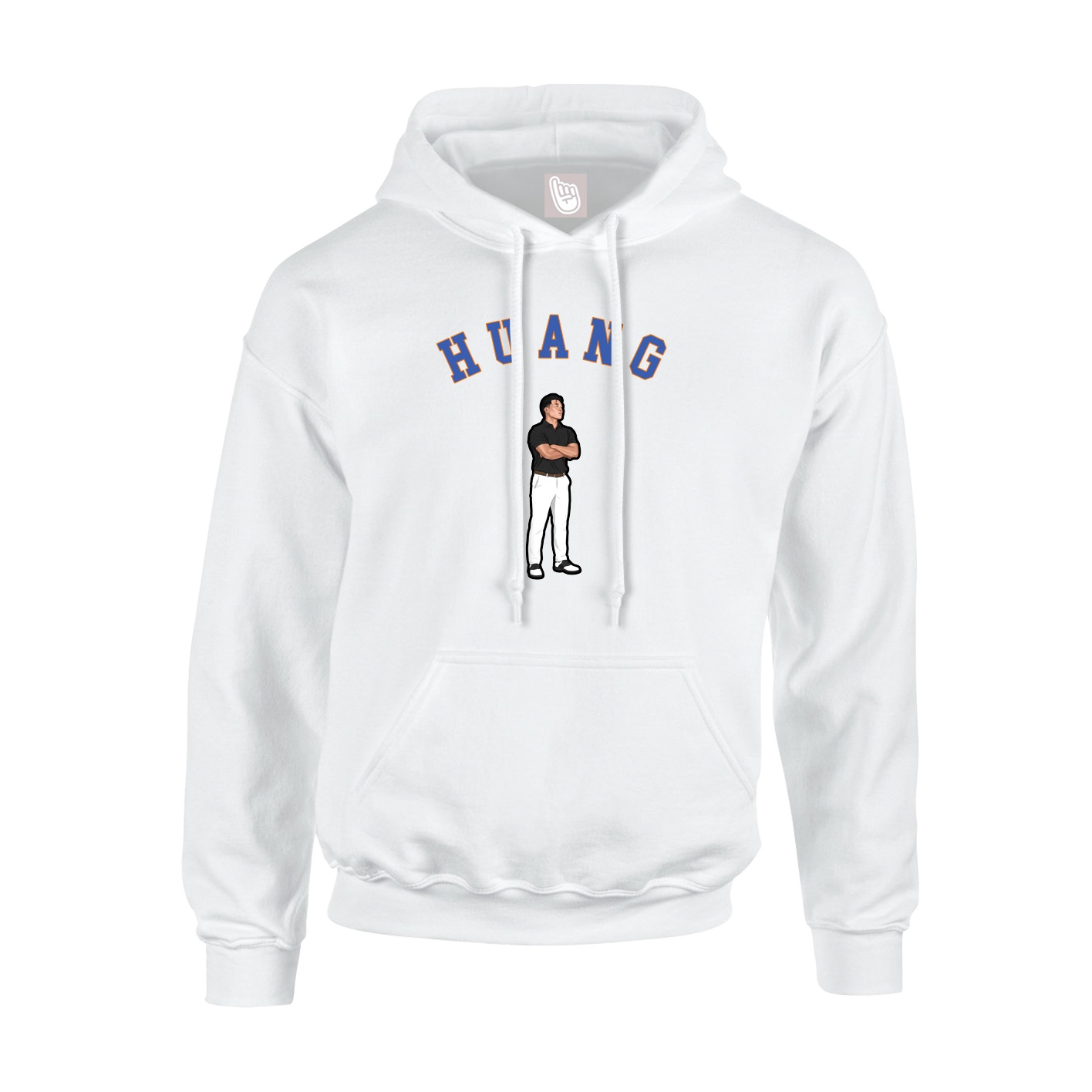 Youth Hoodie — Shirsey Arch in White
