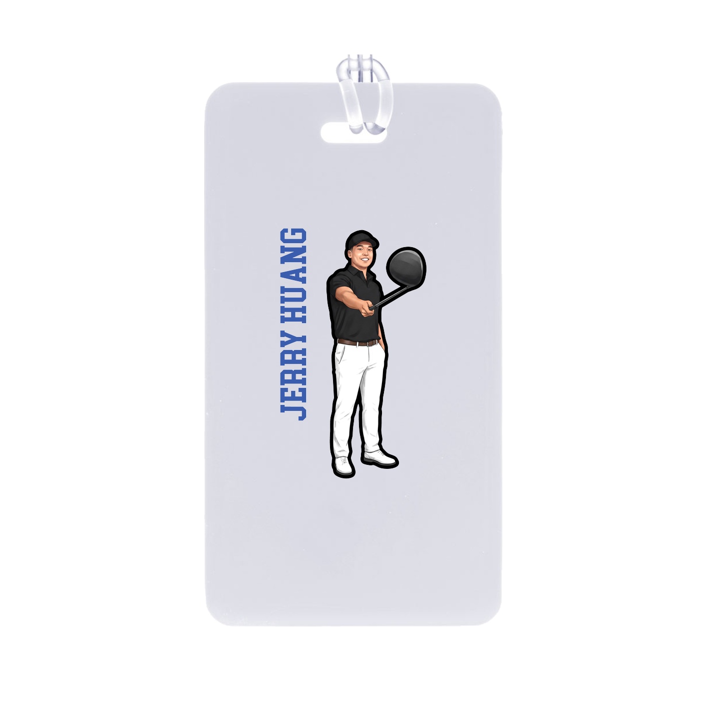 Bag Tag — Name Vertical in Classic