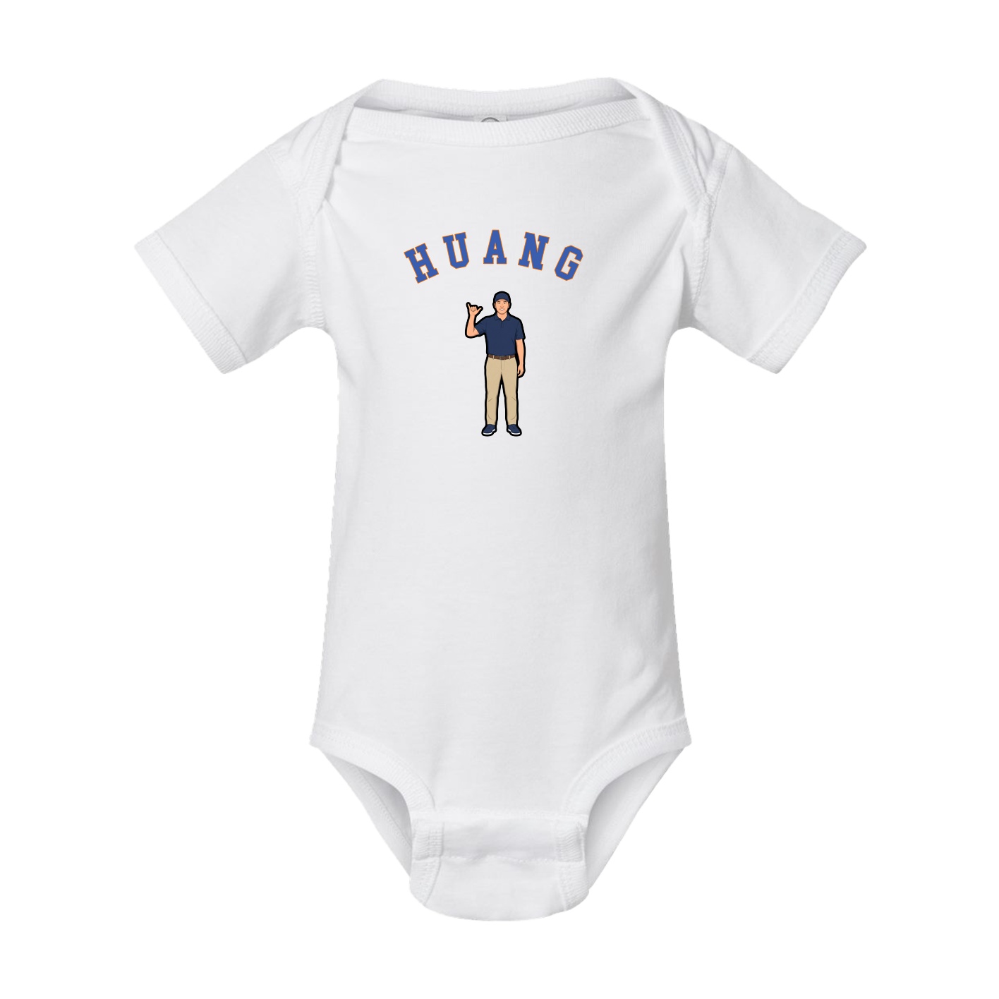 Baby Onesie — Shirsey Arch in White