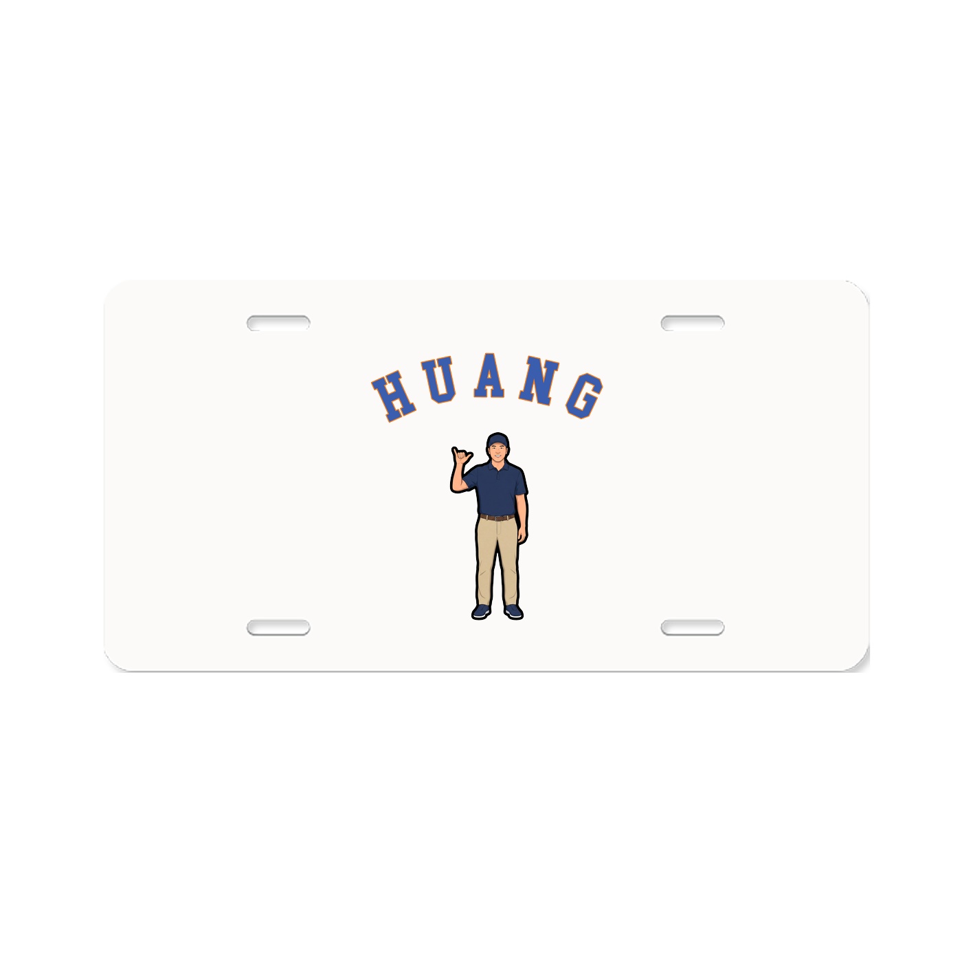 License Plate — Shirsey Arch in Classic