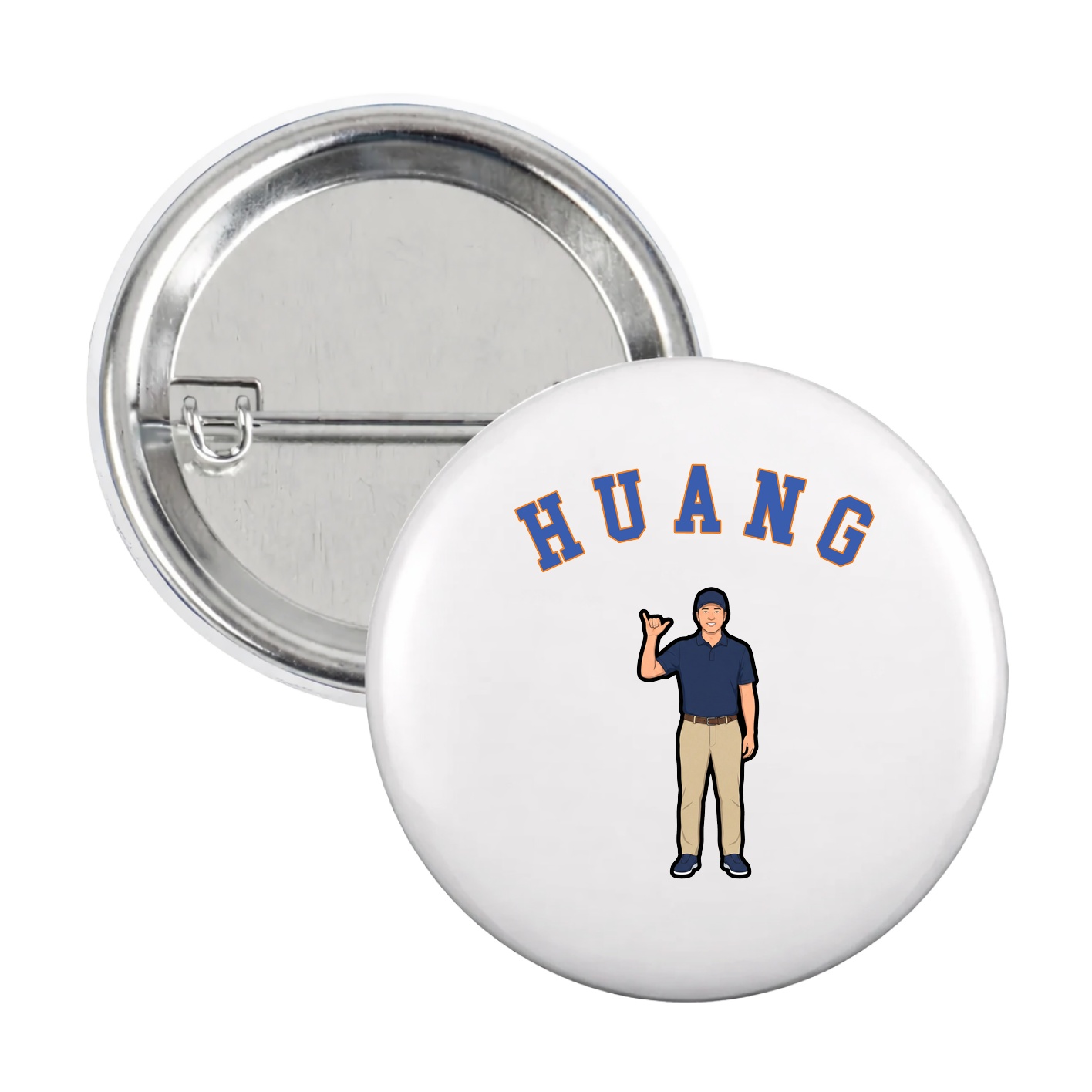 Game Day Button — Shirsey Arch in White