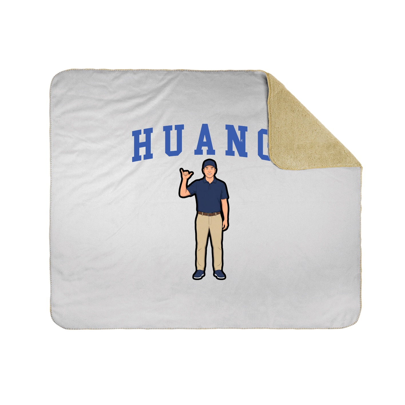 Throw Blanket — Shirsey in White