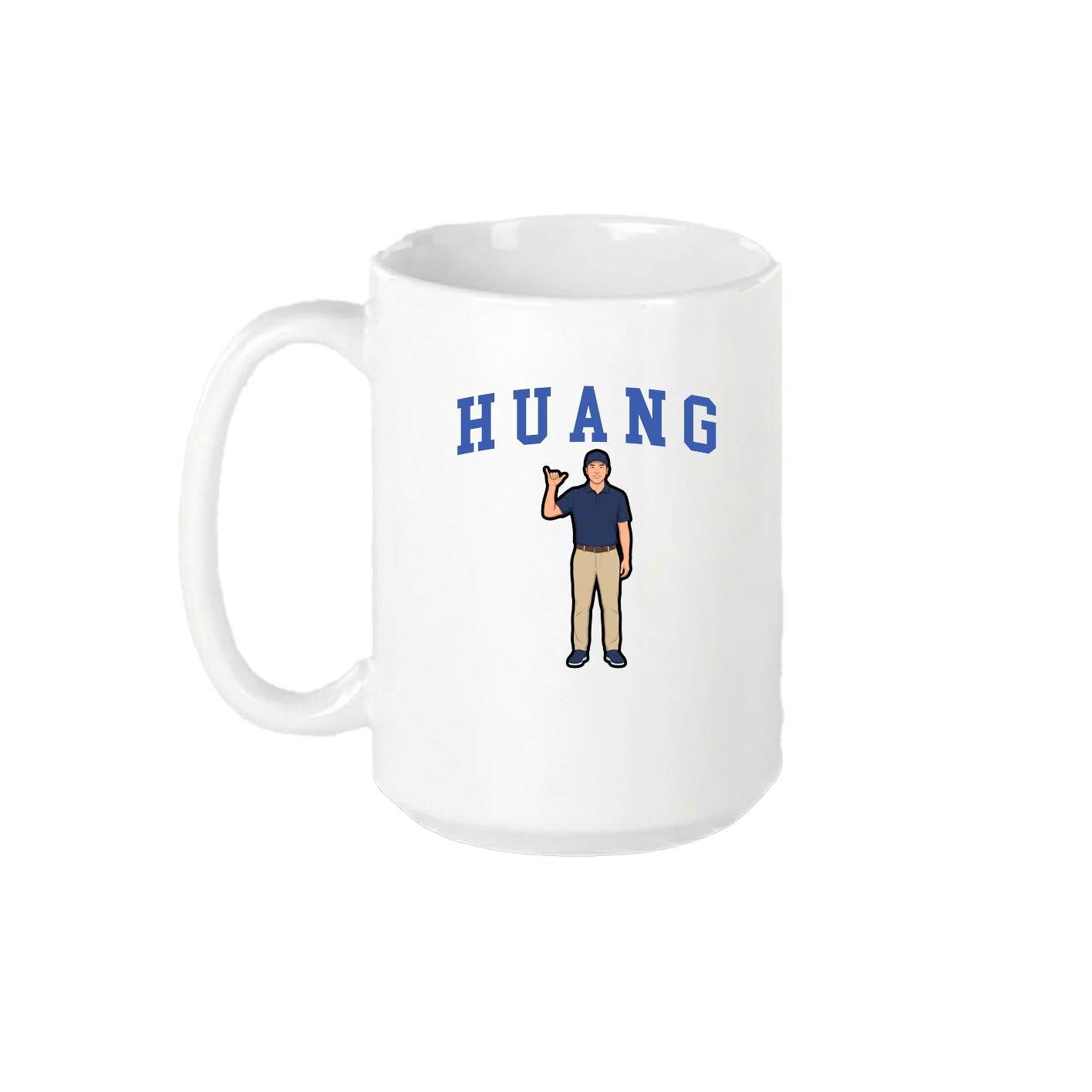 15oz Coffee Mug — Shirsey in White