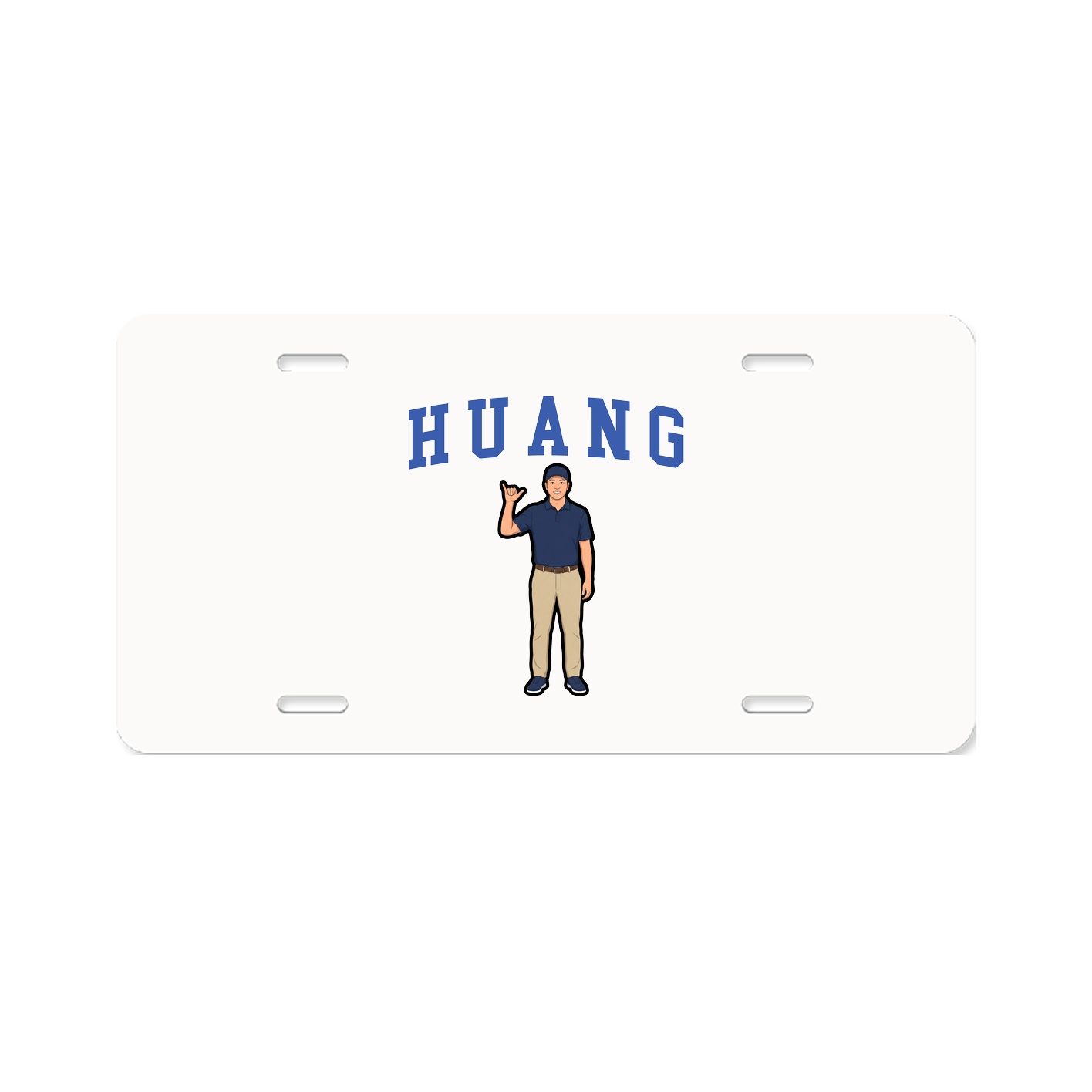 License Plate — Shirsey in Classic