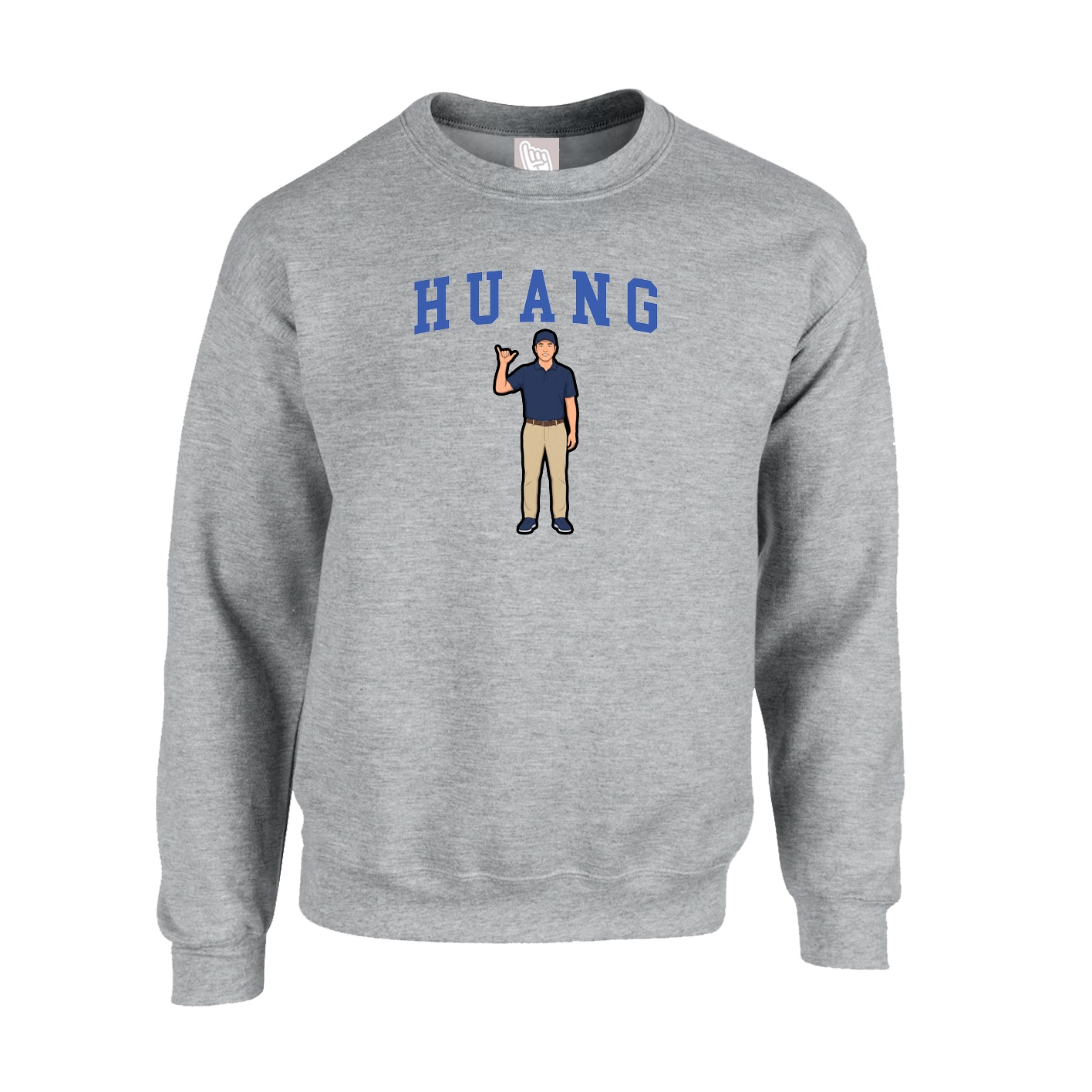 Fleece Crew — Shirsey in Grey