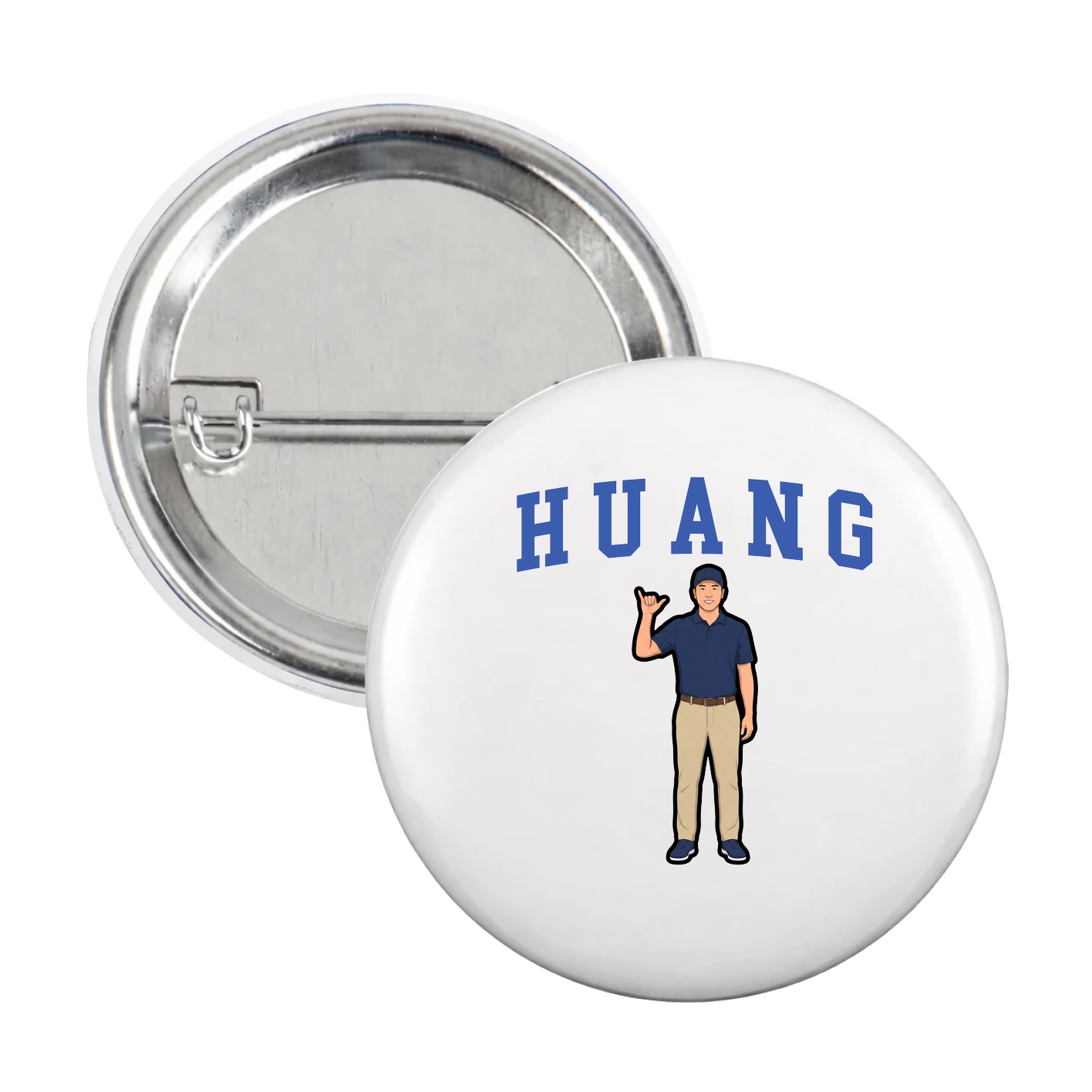 Game Day Button — Shirsey in White